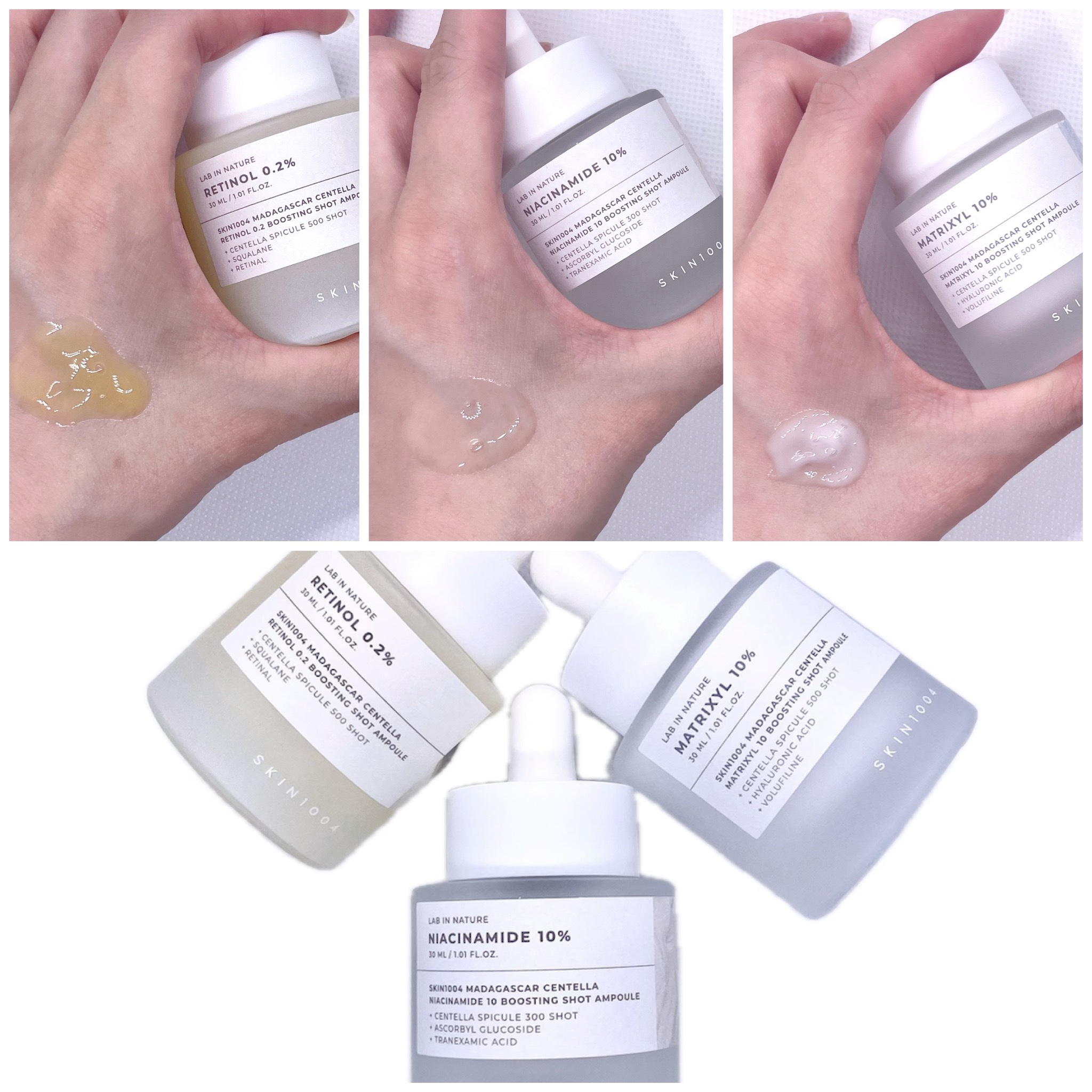 レチノール 0.2 ブースティングショット アンプル/SKIN1004/美容液を使ったクチコミ（3枚目）