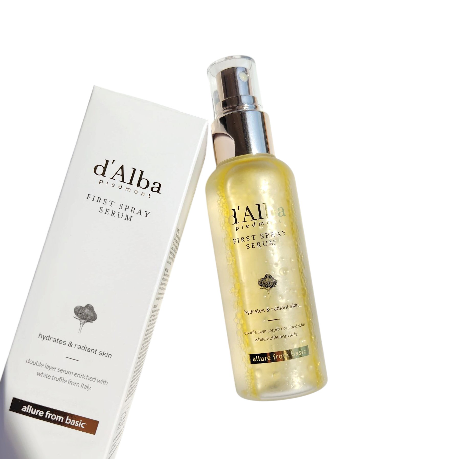 ダルバ ホワイトトリュフファーストスプレーセラム/ダルバ/ミスト状化粧水を使ったクチコミ（1枚目）