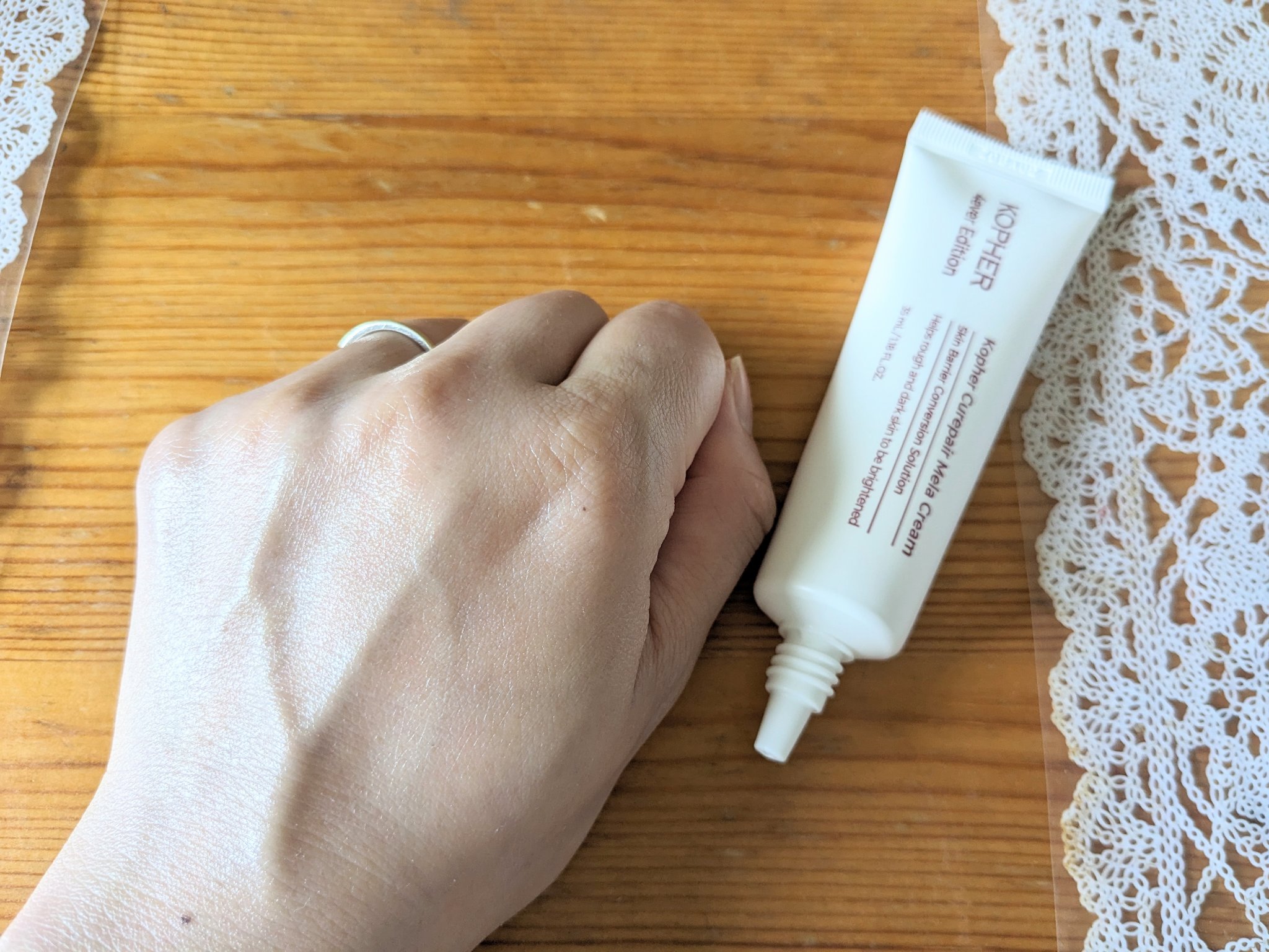 CUREPAIR MELA CREAM /KOPHER/フェイスクリームを使ったクチコミ（3枚目）