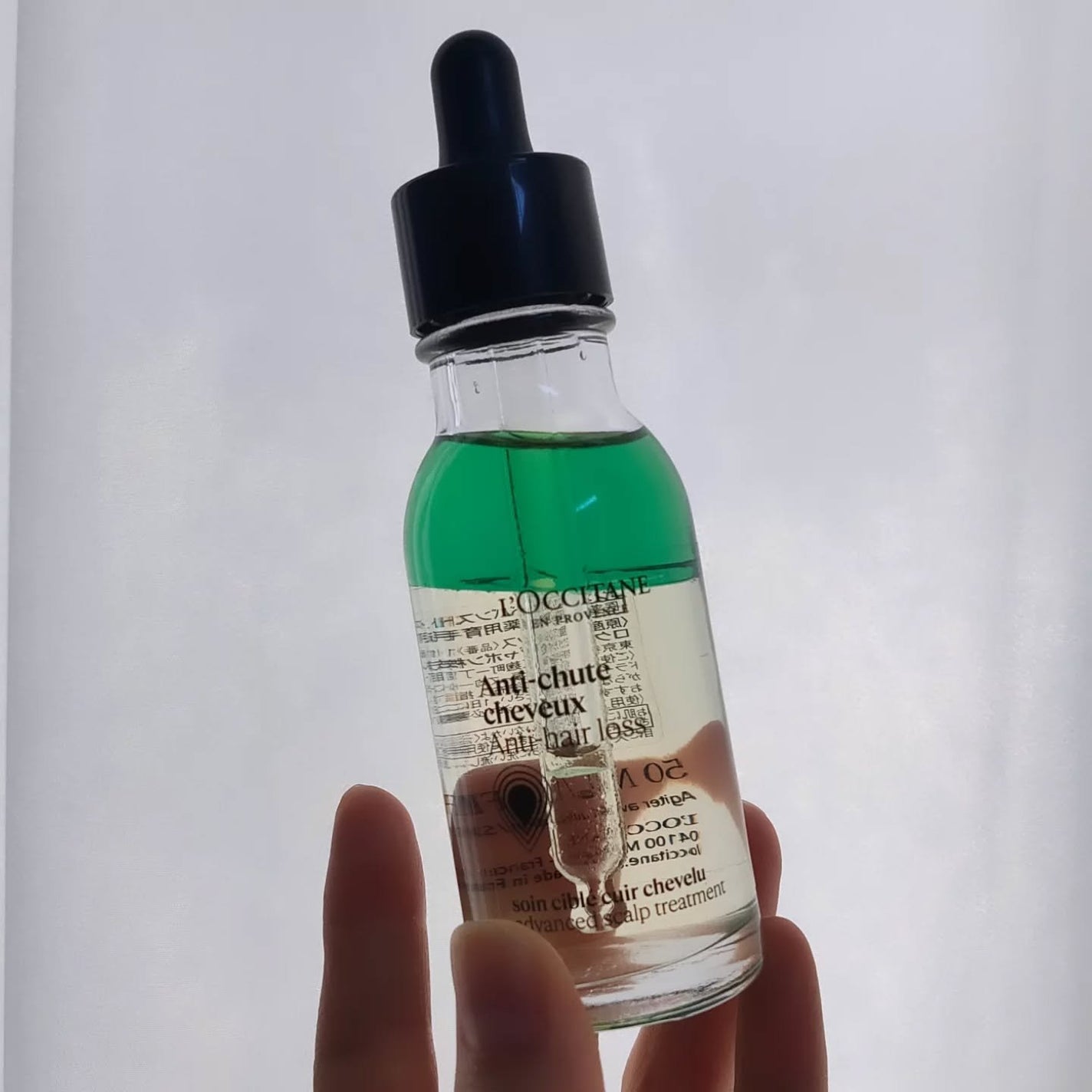 薬用 メディカル アンチヘアロスセラム/L'OCCITANE/頭皮ローションを使ったクチコミ(4枚目)