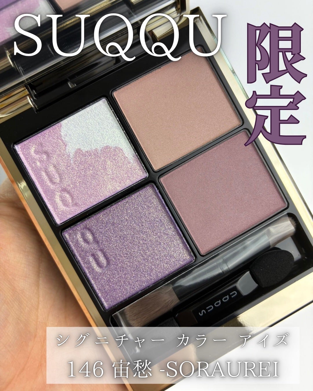 えむ。 投稿ある方フォロバ100リムバ100 on LIPS 「くすみと青み強めのパレット右上のマーブルになっている偏光パール..」(1枚目)