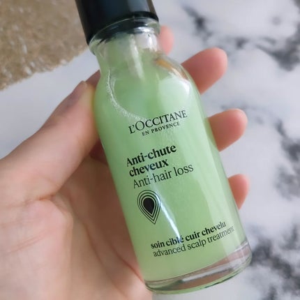 薬用 メディカル アンチヘアロスセラム/L'OCCITANE/頭皮ローションを使ったクチコミ(5枚目)