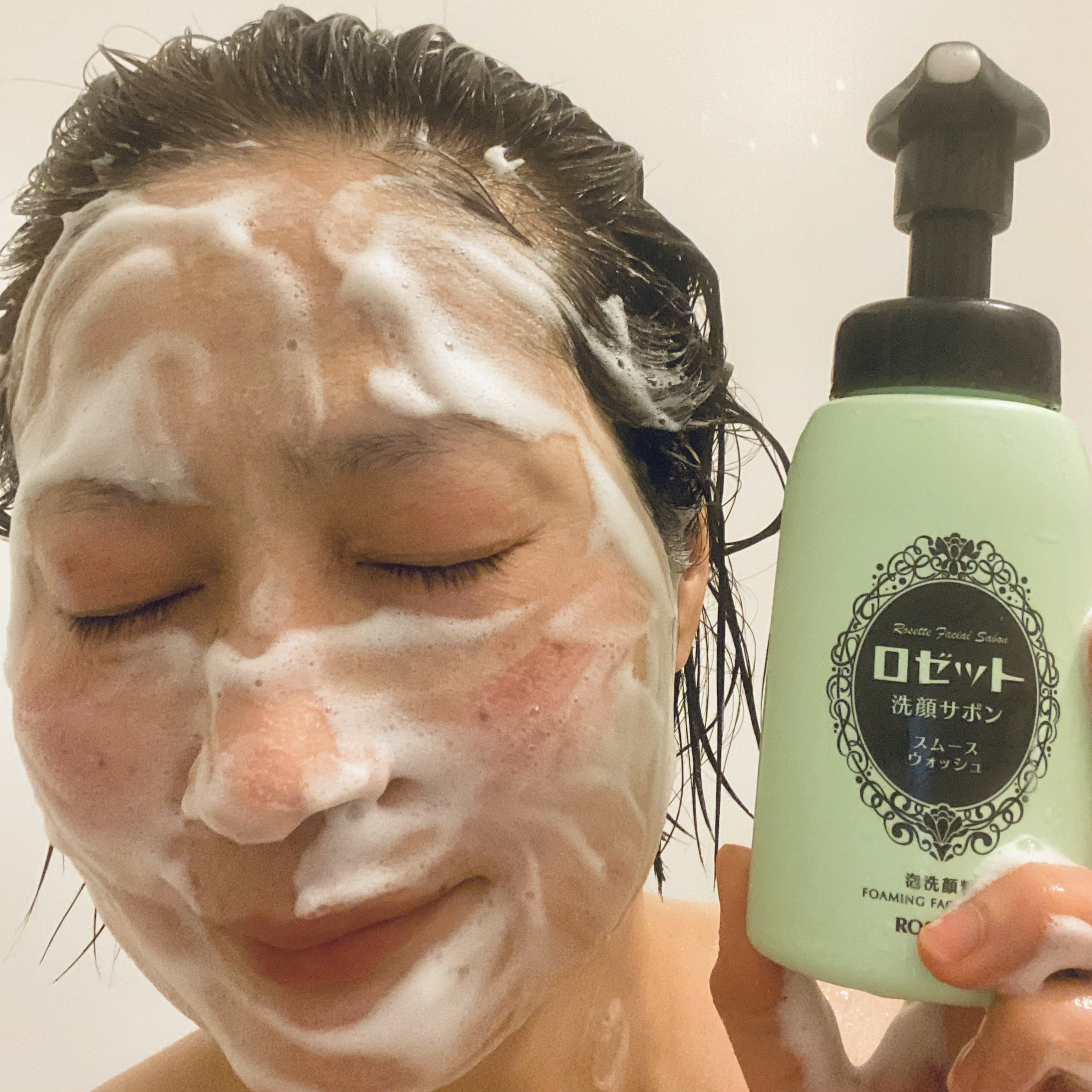 ロゼット洗顔サボン スムースウォッシュ[泡洗顔料]/ロゼット/泡洗顔を使ったクチコミ（3枚目）