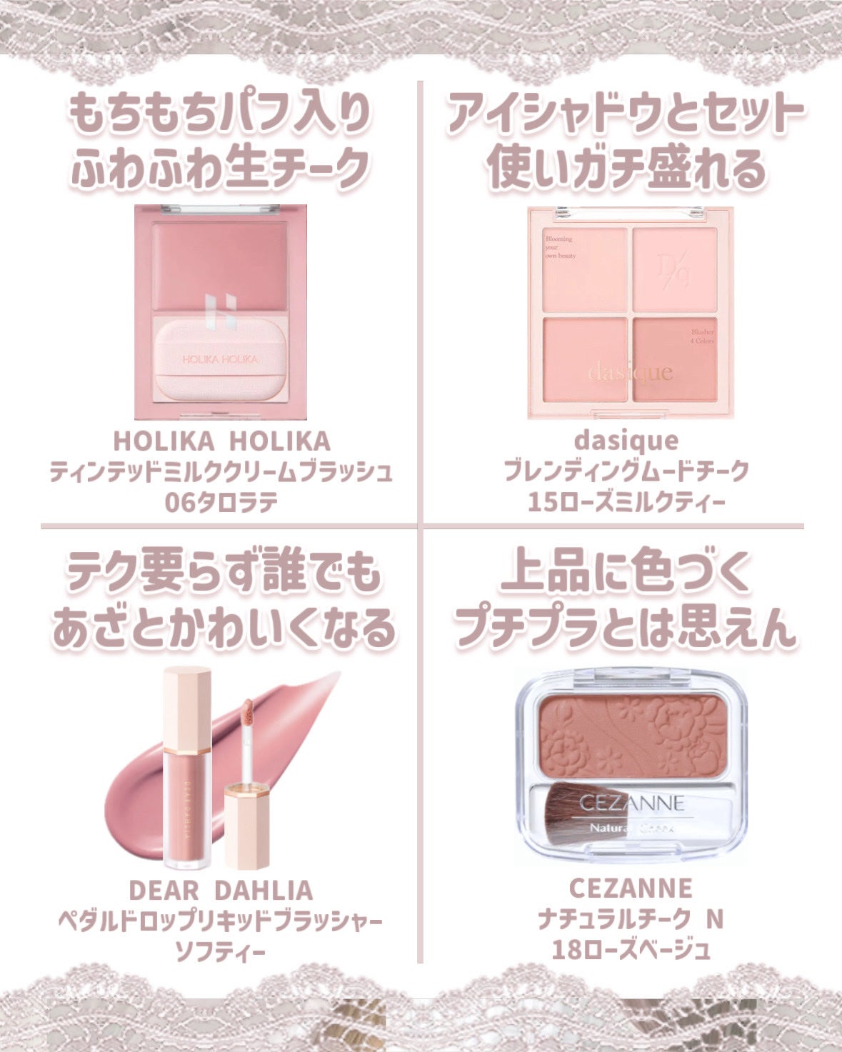 ナチュラル チークN/CEZANNE/パウダーチークを使ったクチコミ(3枚目)