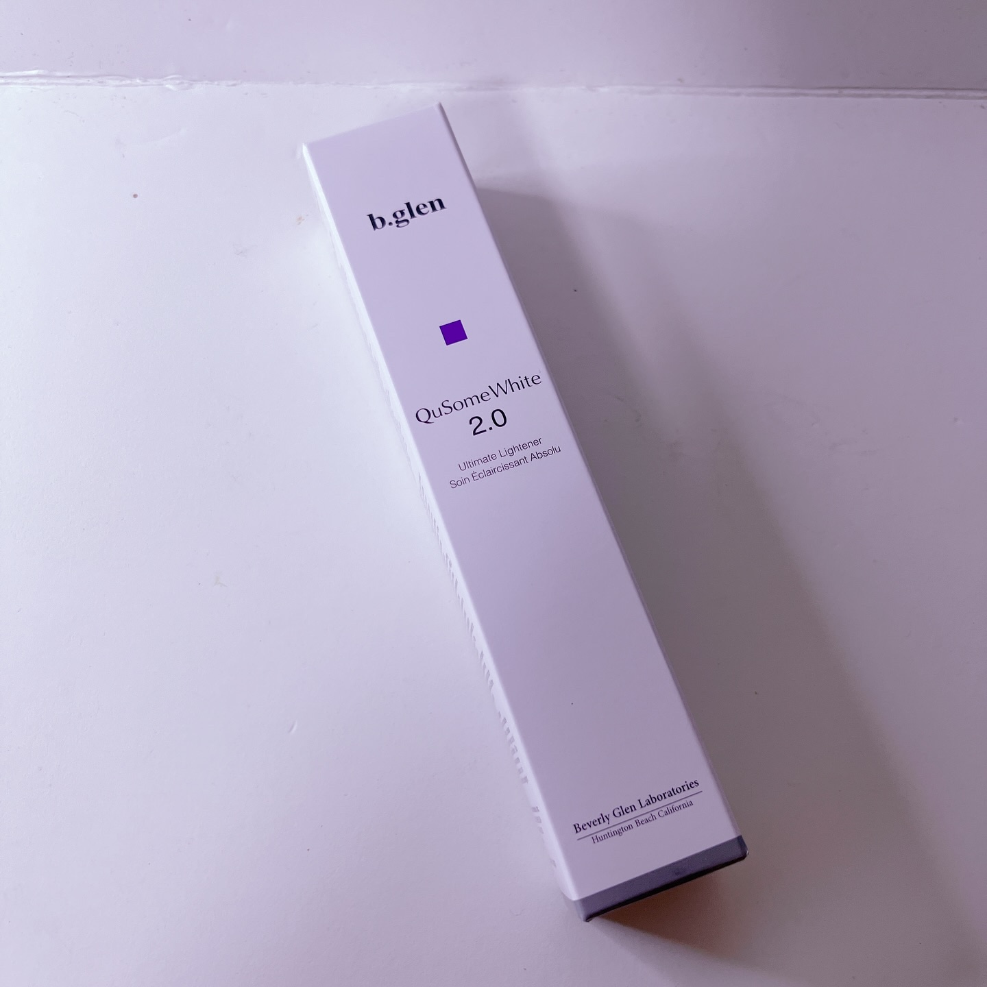QuSomeホワイト2.0/b.glen/美容液を使ったクチコミ（1枚目）