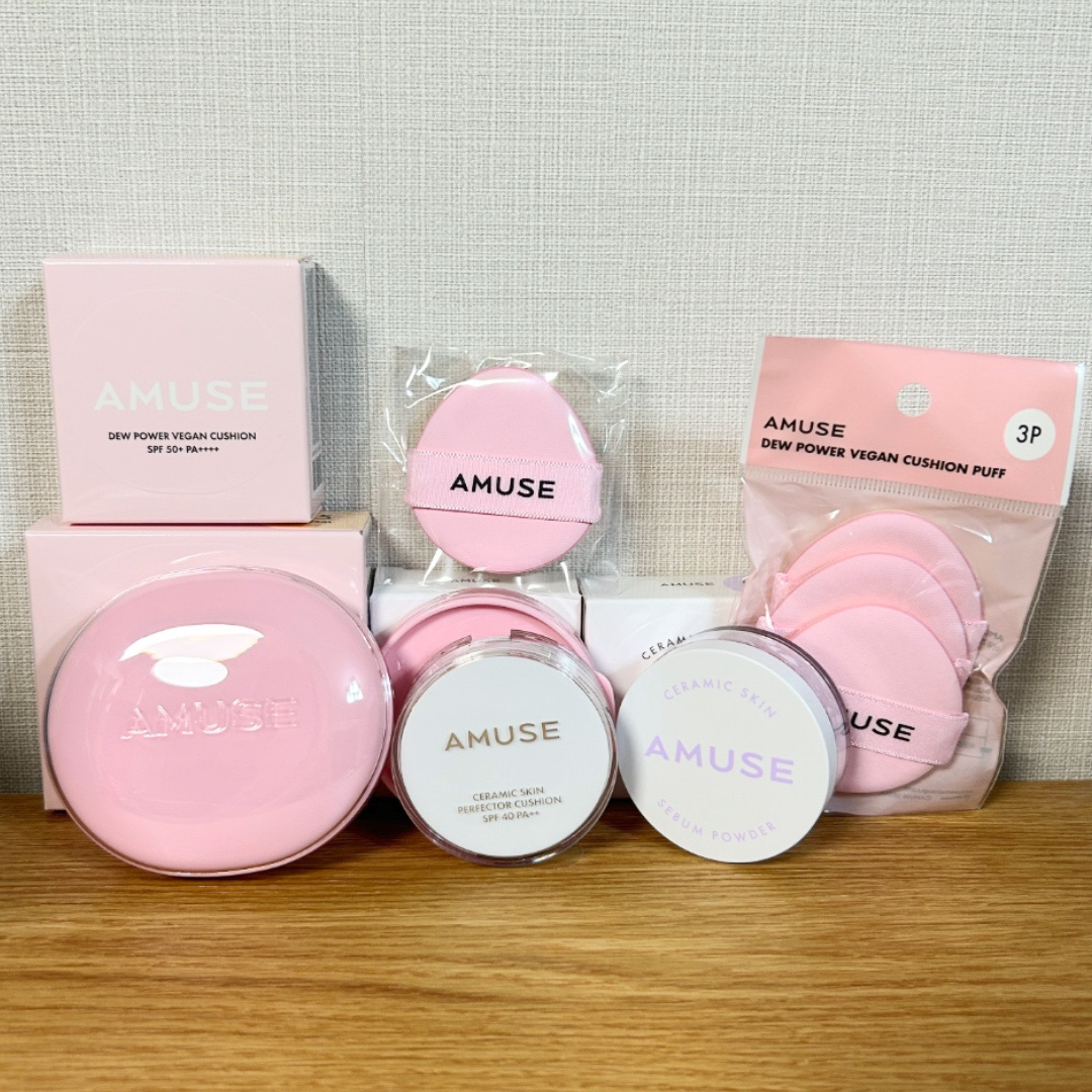 セラミックスキンセバムパウダー 02 バイオレット/AMUSE/ルースパウダーを使ったクチコミ（1枚目）