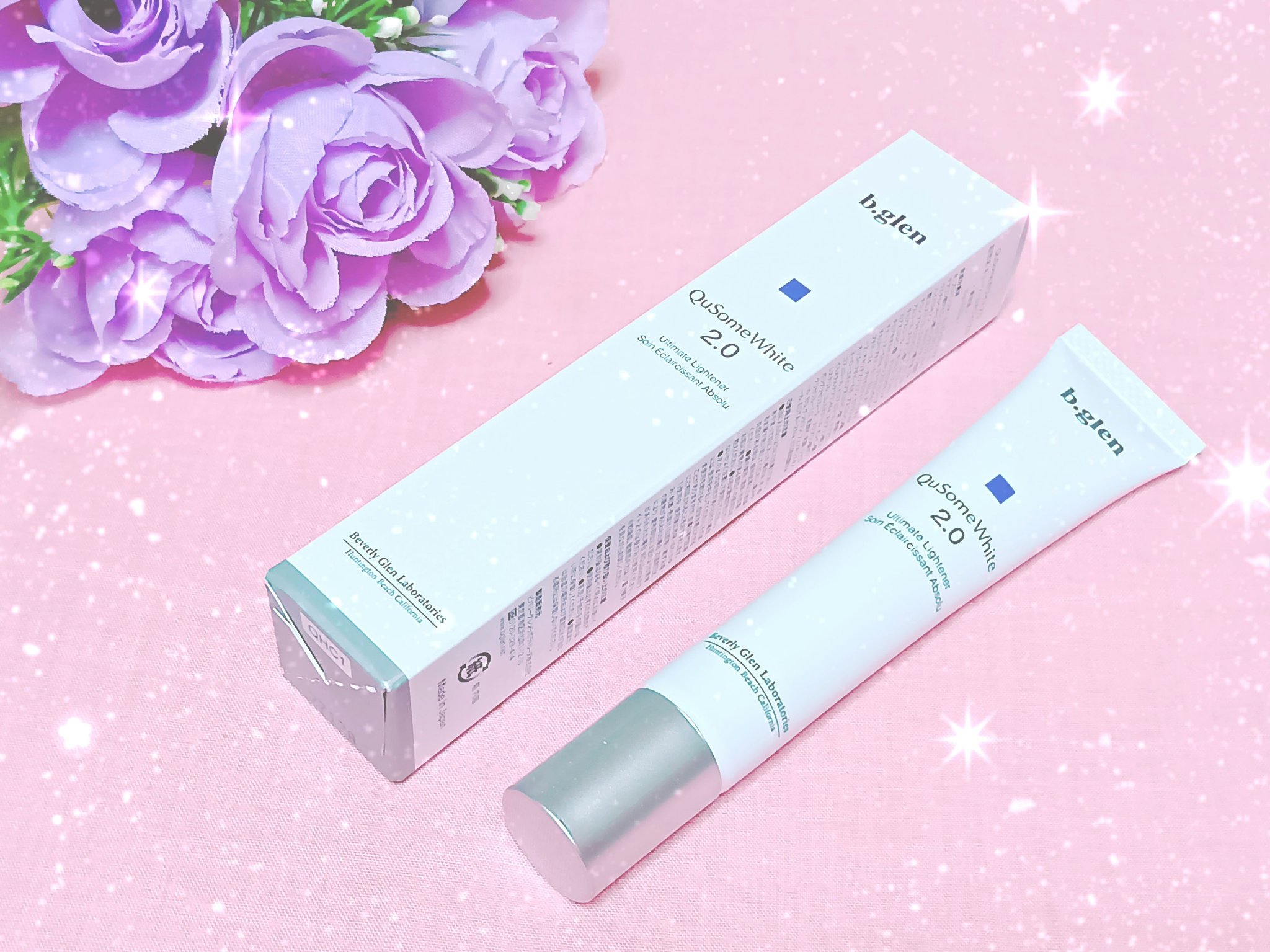QuSomeホワイト2.0/b.glen/美容液を使ったクチコミ（1枚目）