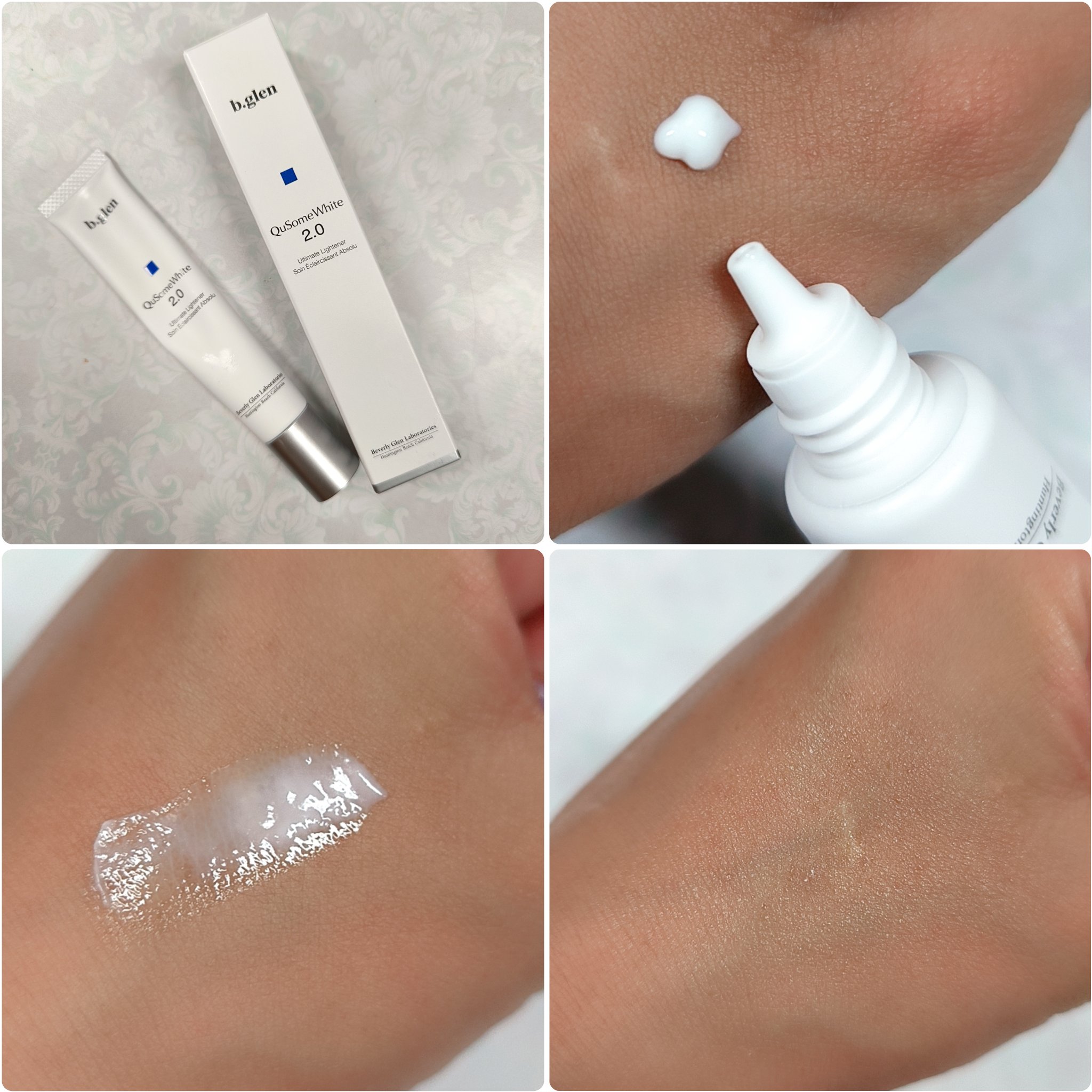 QuSomeホワイト2.0/b.glen/美容液を使ったクチコミ（2枚目）