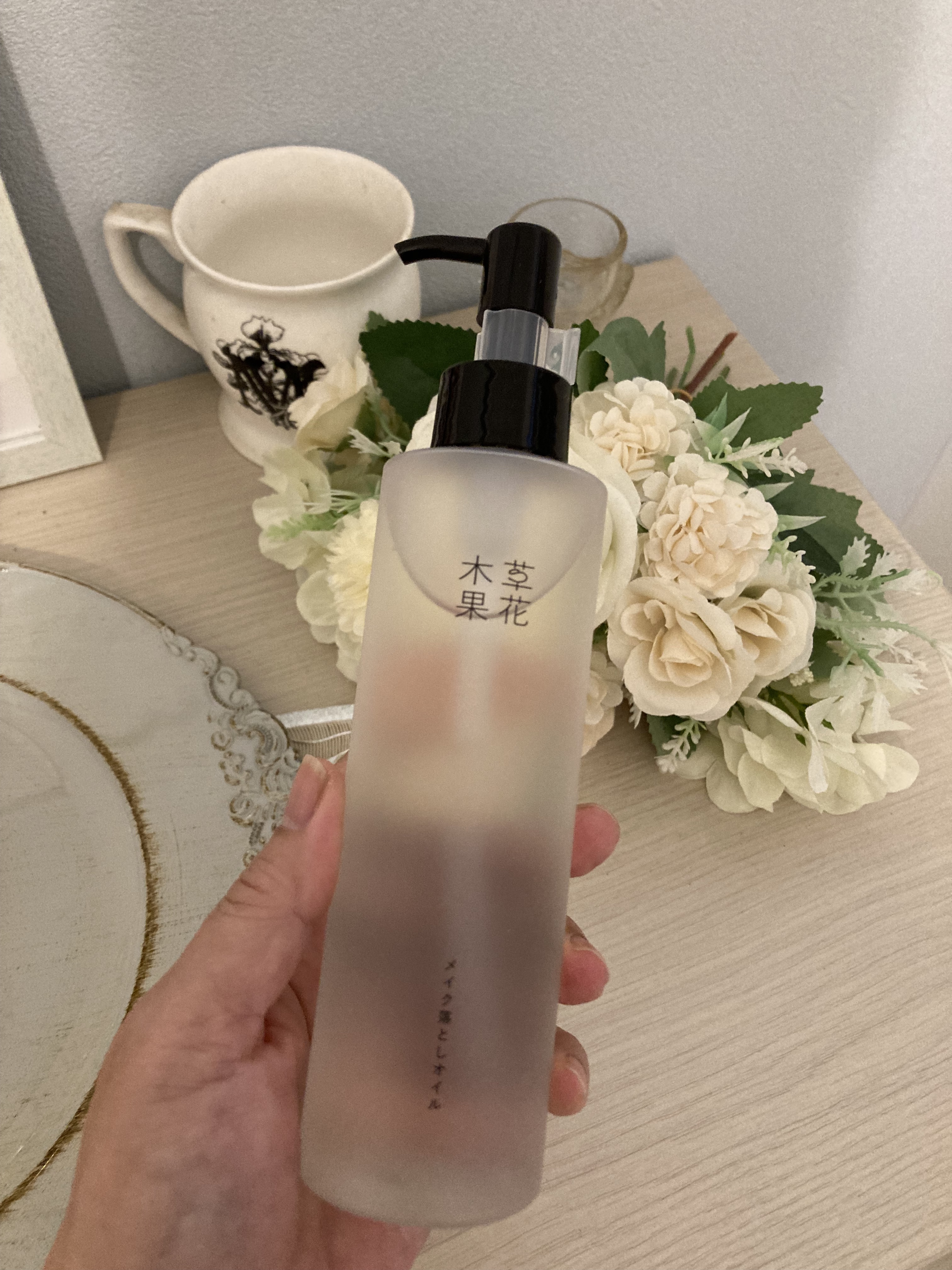 メイク落としオイルN/草花木果/オイルクレンジングを使ったクチコミ（3枚目）