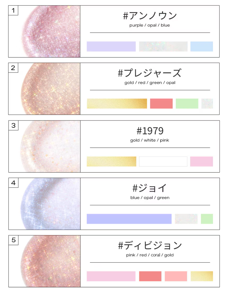 グラスグリッター/glow/グリッターを使ったクチコミ(2枚目)