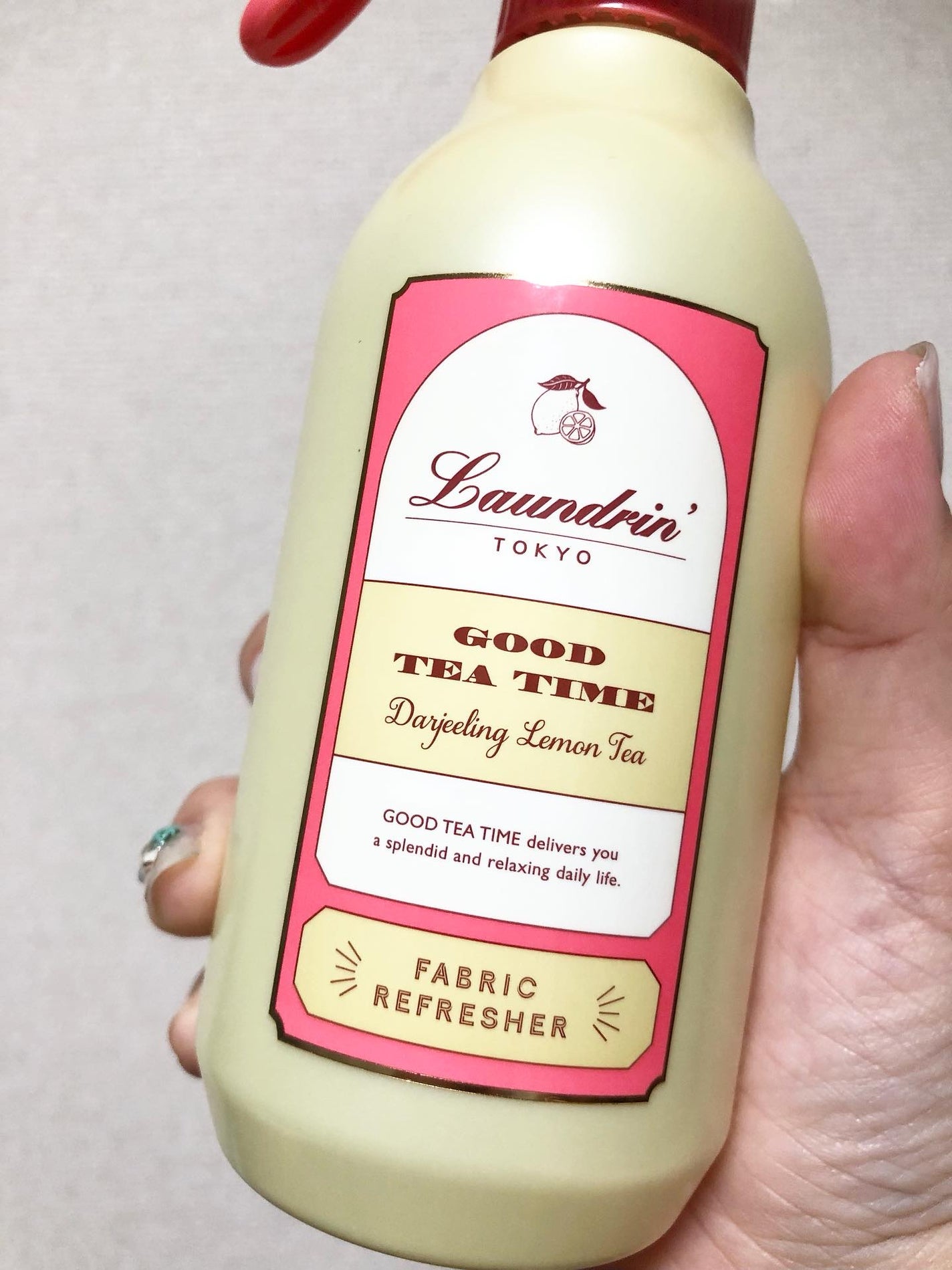 ファブリックミスト ダージリンレモンティーの香り/ランドリン/ファブリックミストを使ったクチコミ(2枚目)