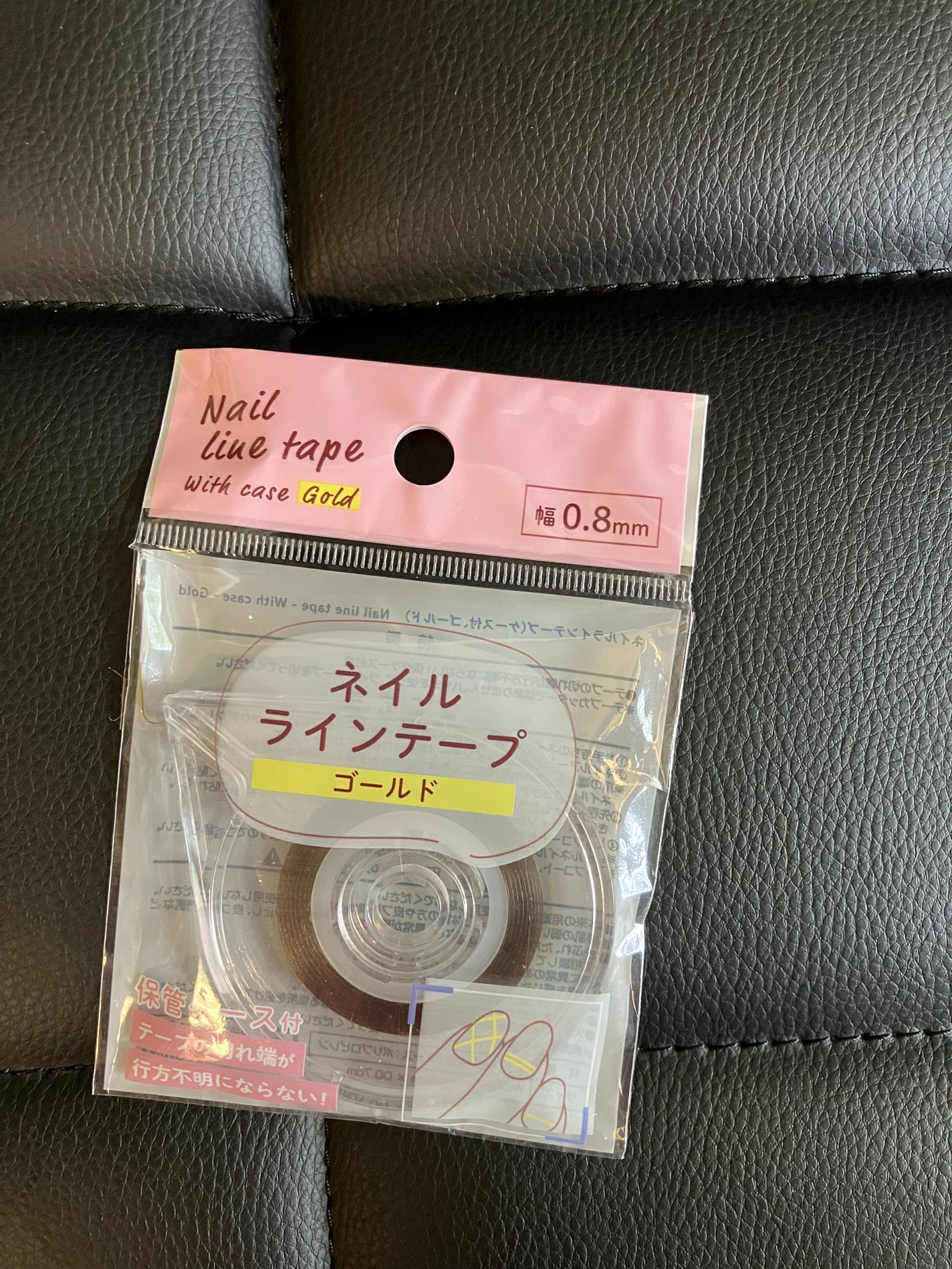 ネイルラインテープ/セリア/ネイルチップ・パーツを使ったクチコミ(5枚目)