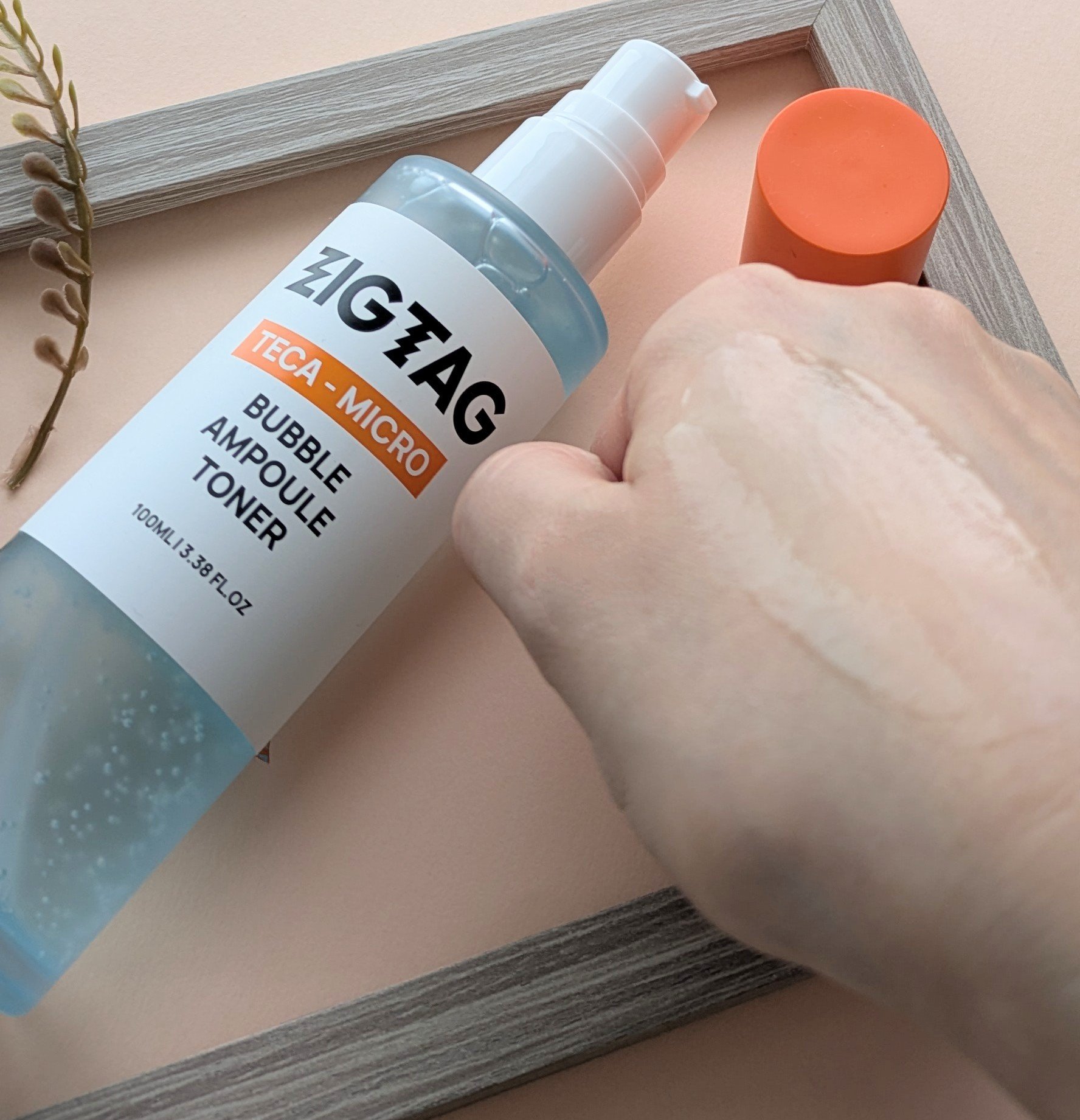 テカマイクロバブルアンプルトナー/ZIGTAG/化粧水を使ったクチコミ（3枚目）