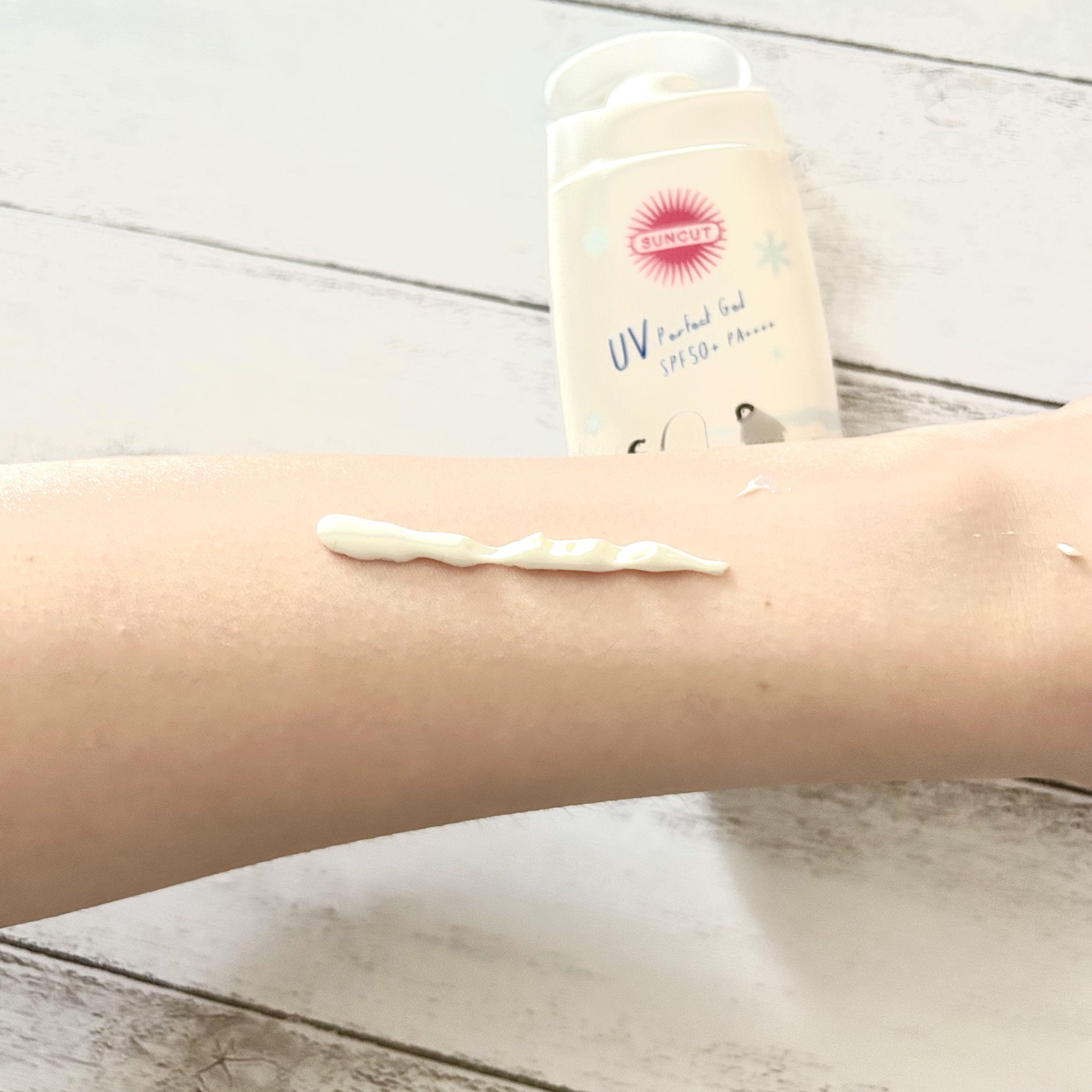 サンカット　フレグランスＵＶ　プロテクトジェル /サンカット®/日焼け止めジェルを使ったクチコミ（3枚目）