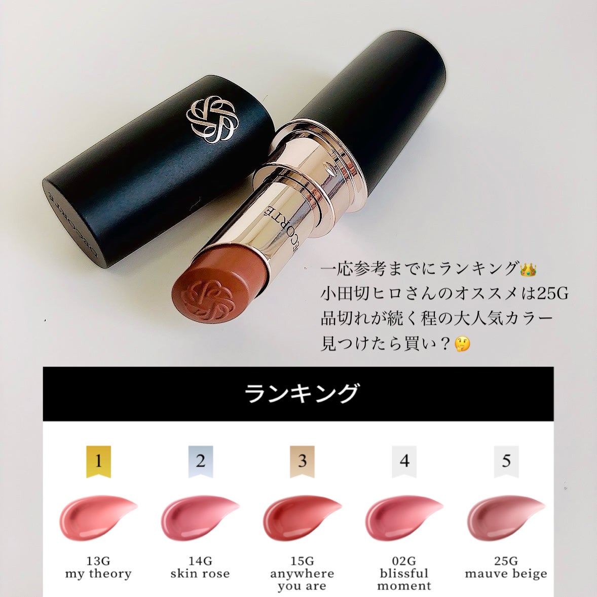 ルージュデコルテ クリームグロウ/DECORTÉ/口紅を使ったクチコミ(9枚目)