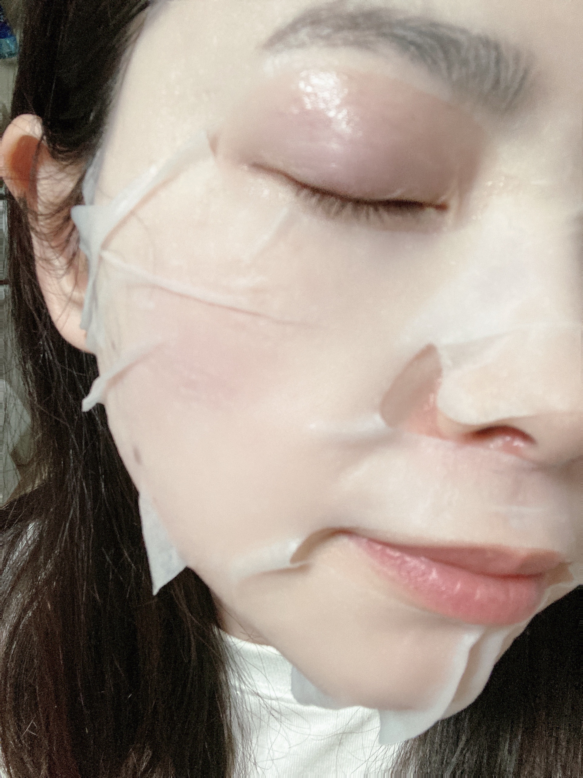 ブラックPDRN デイリーシートマスク/ネイチャーリパブリック/シートマスク・パックを使ったクチコミ（3枚目）