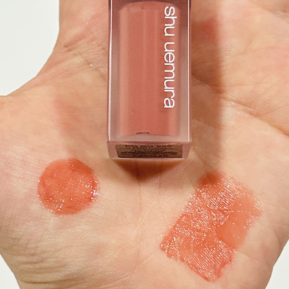 キヌケアグローアップ BG936 モモシャーベット/shu uemura/口紅を使ったクチコミ（2枚目）