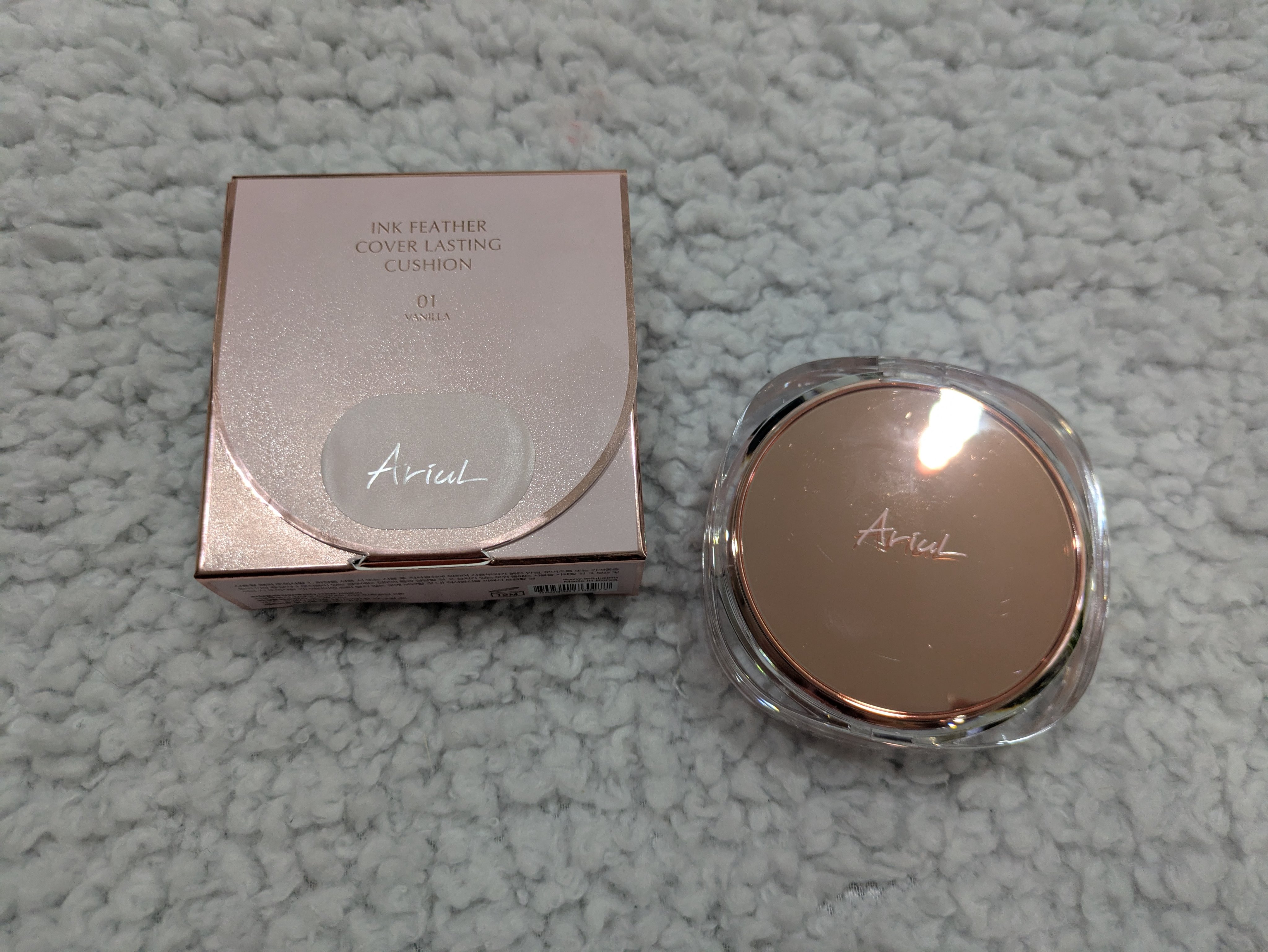 アリウル インクフェザーカバーラスティングクッション/Ariul/クッションファンデーションを使ったクチコミ（1枚目）