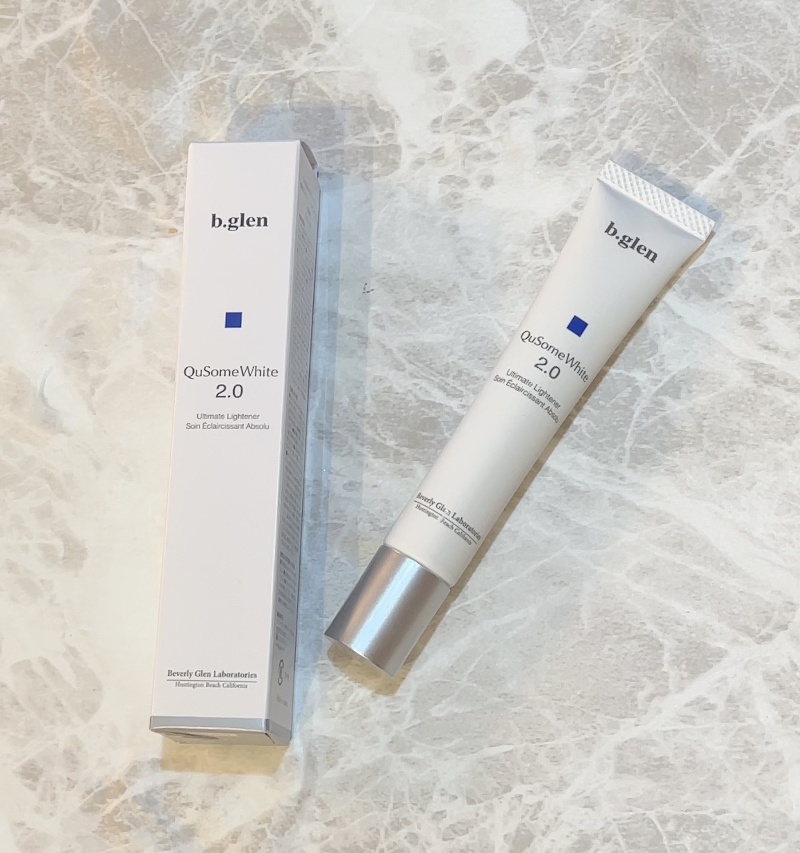 QuSomeホワイト2.0/b.glen/美容液を使ったクチコミ（1枚目）
