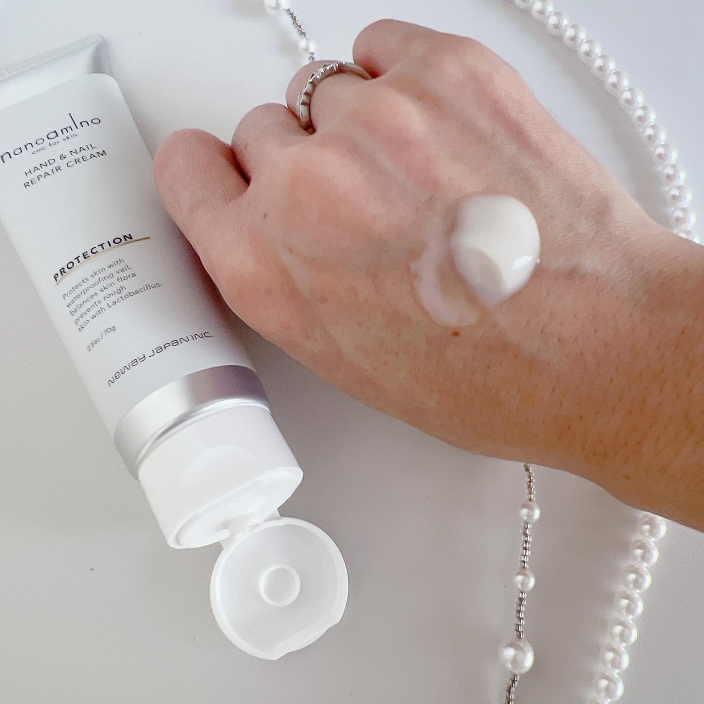 ハンド&ネイル リペア クリーム プロテクション/ナノアミノ/ネイルオイル・トリートメントを使ったクチコミ(3枚目)