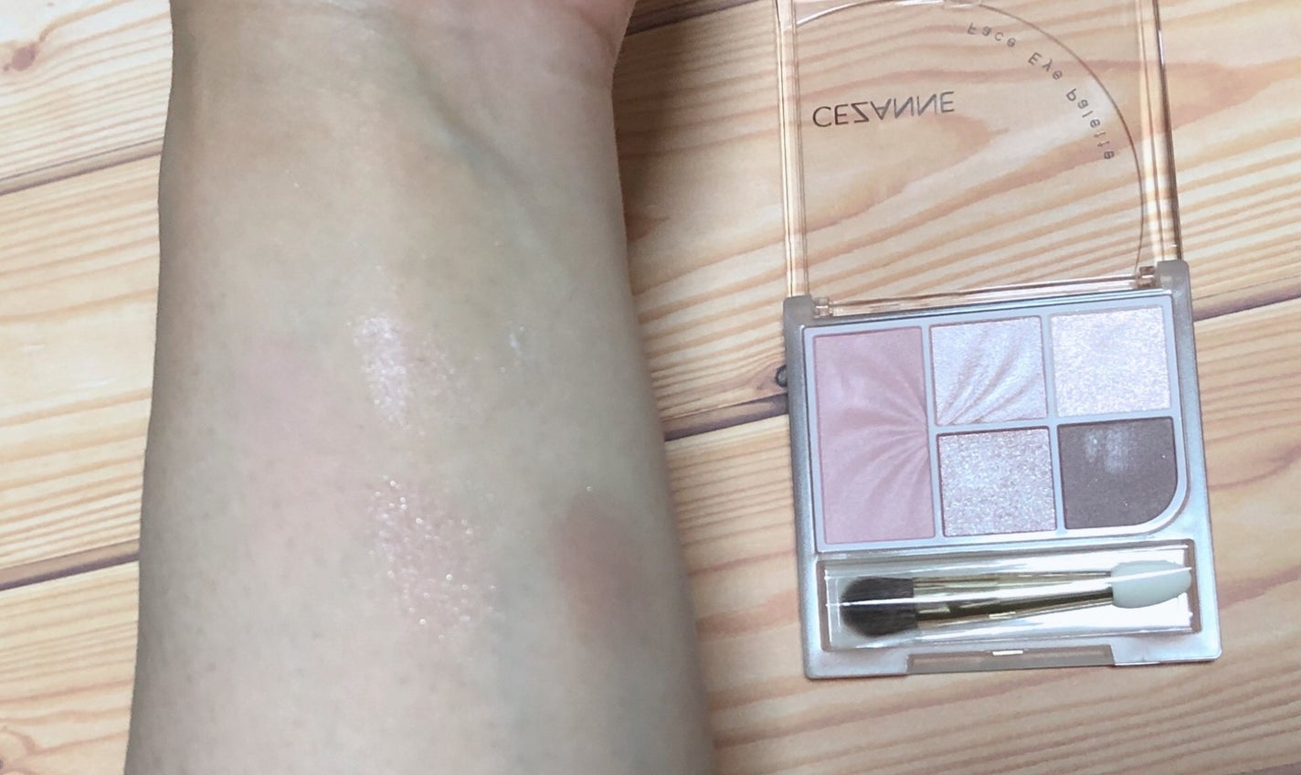 フェイスアイパレット/CEZANNE/アイシャドウを使ったクチコミ(4枚目)