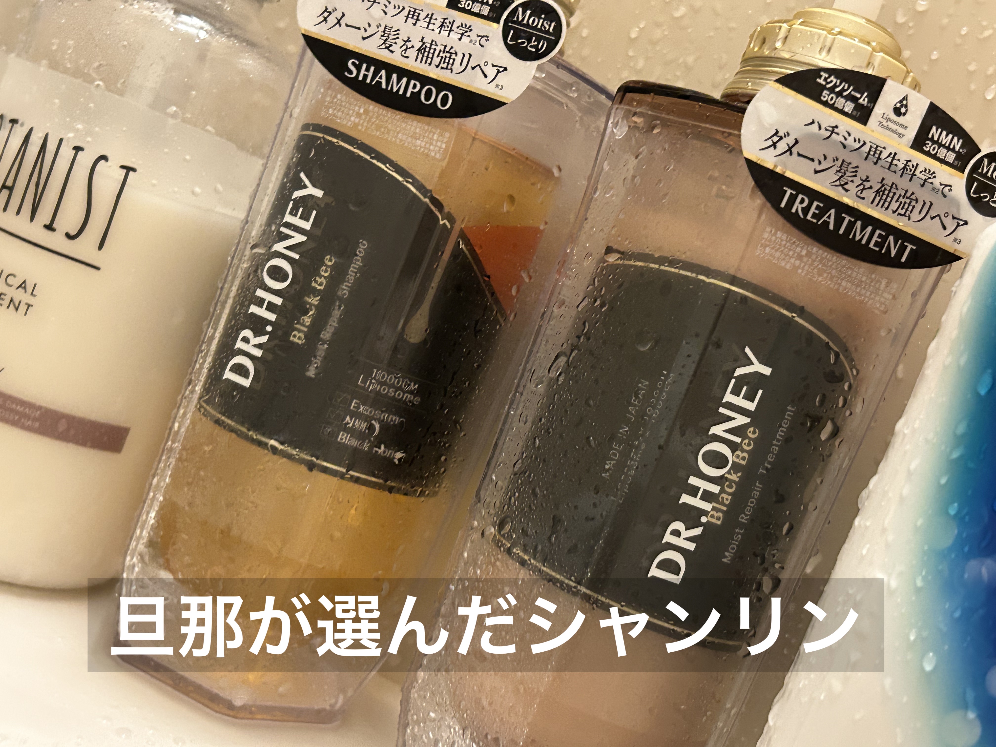 DRハニー ブラックビー モイスト リペア シャンプー/ヘアトリートメント/DR.HONEY/市販シャンプーを使ったクチコミ（2枚目）