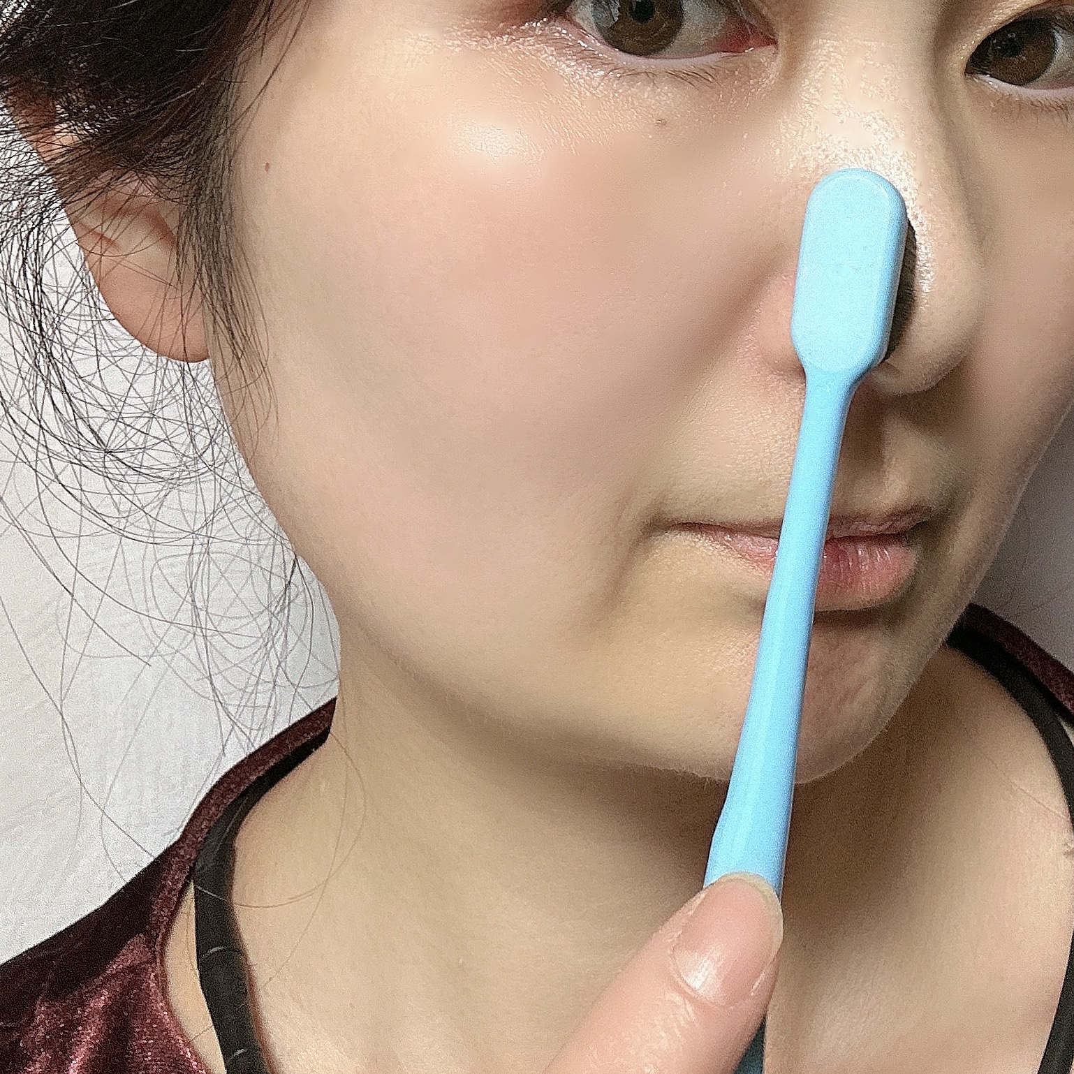 ツルリ　毛穴磨きブラシ/ツルリ/その他スキンケアグッズを使ったクチコミ（3枚目）