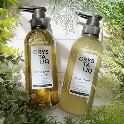 CRYSTALIQ スキャルプケア シャンプー/トリートメント/Crystaliq /市販シャンプーを使ったクチコミ(1枚目)
