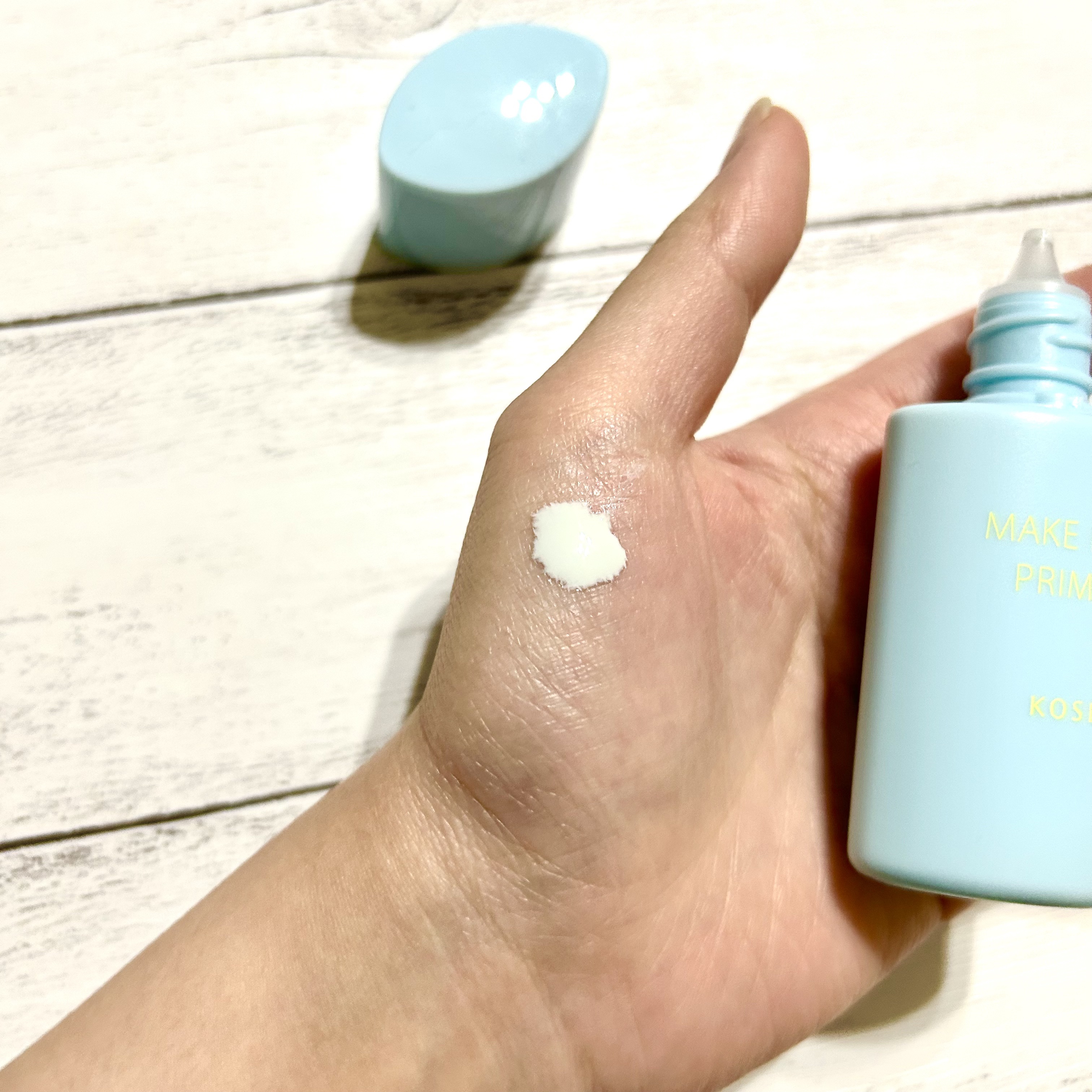 メイク キープ プライマー COOL/コーセーコスメニエンス/化粧下地を使ったクチコミ（2枚目）