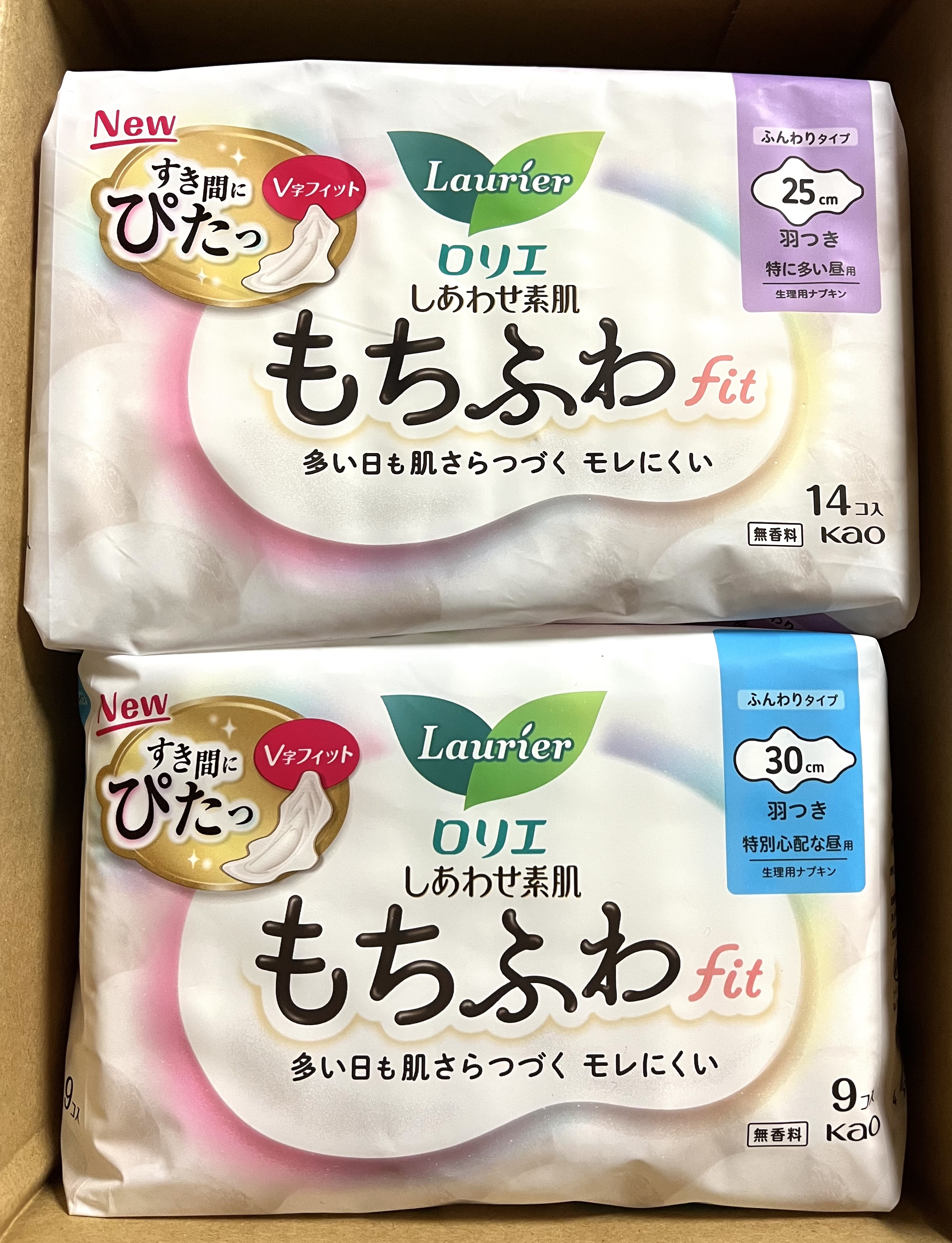 ロリエ もちふわ fit 25cm 羽つき 14コ入 (医薬部外品 )/ロリエ/ナプキンを使ったクチコミ（1枚目）