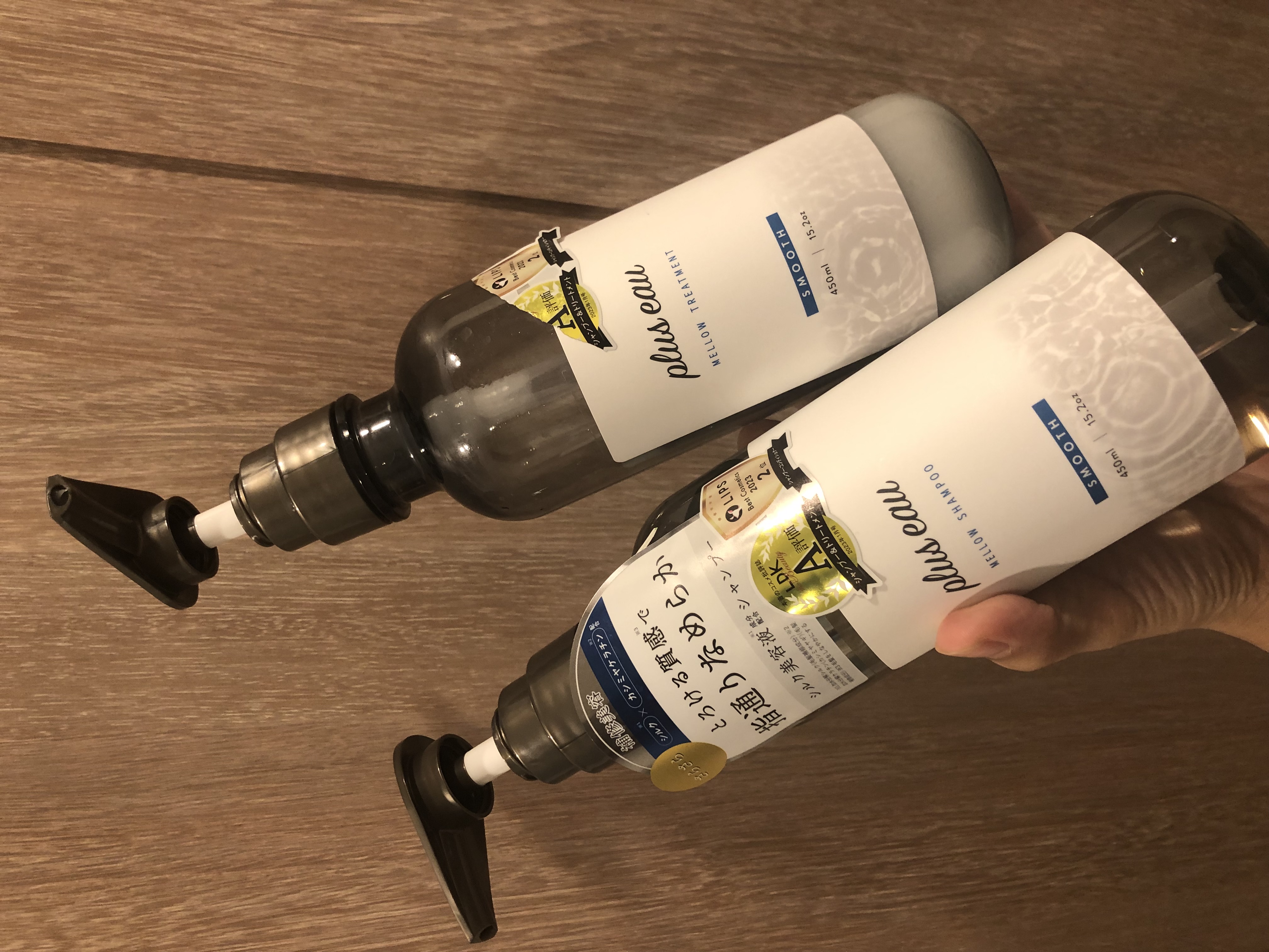 メロウシャンプー/メロウトリートメント/plus eau/市販シャンプーを使ったクチコミ（1枚目）