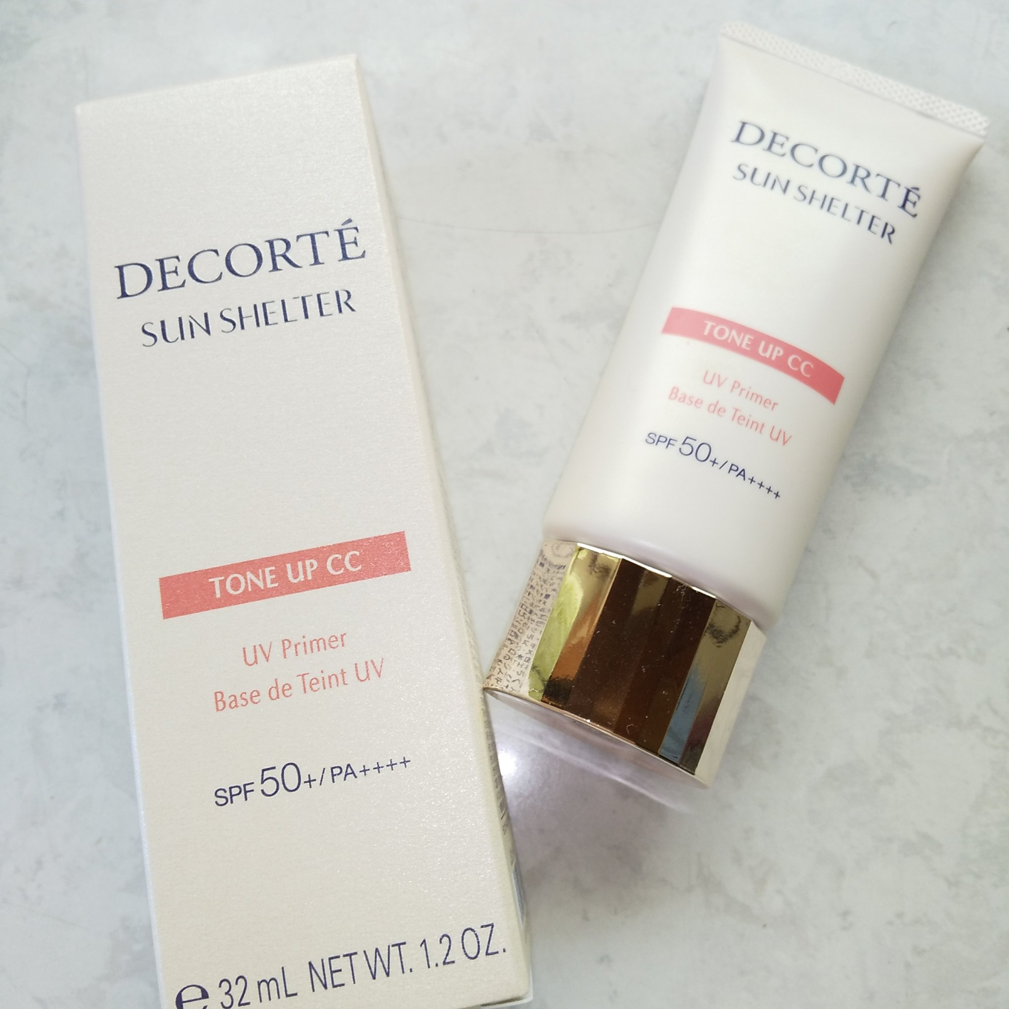 サンシェルター　マルチ プロテクション　トーンアップＣＣ/DECORTÉ/化粧下地を使ったクチコミ（3枚目）