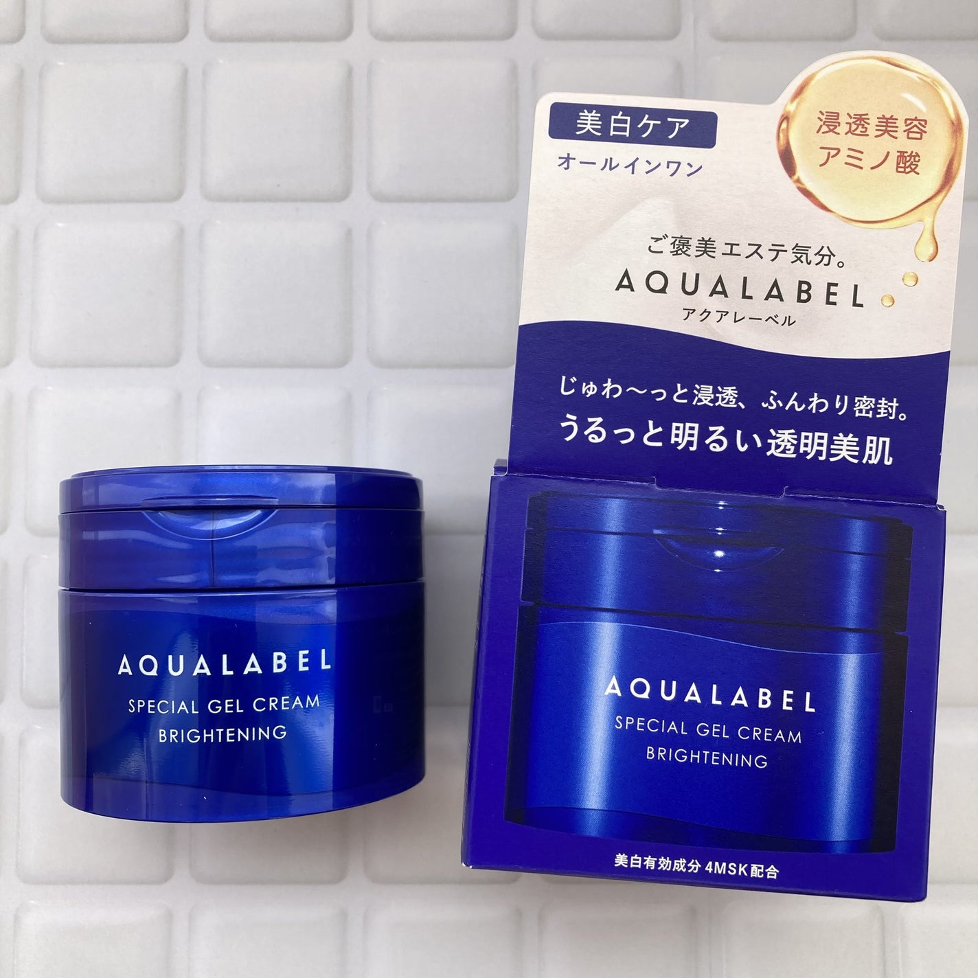スペシャルジェルクリーム EX (ブライトニング) /アクアレーベル/オールインワン化粧品を使ったクチコミ(1枚目)