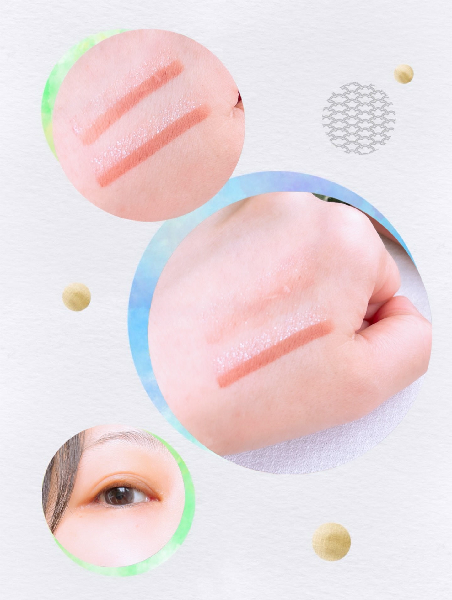 ツートーンシャドウ/MERYTHOD/スティックアイシャドウを使ったクチコミ（3枚目）