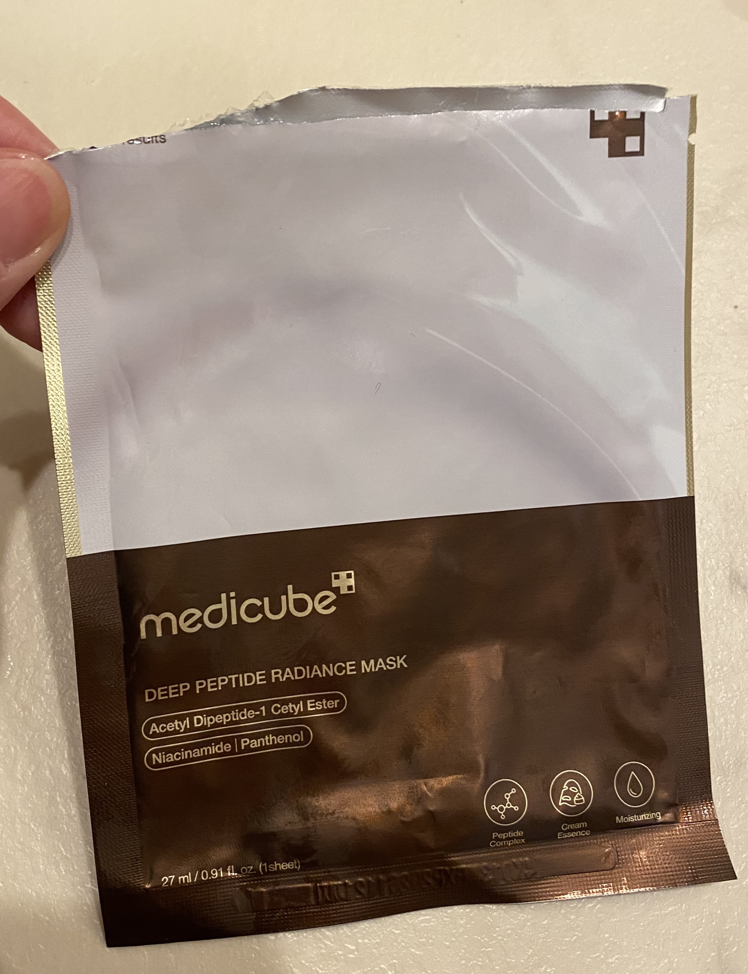 ディープペプチドマスク/MEDICUBE/シートマスク・パックを使ったクチコミ（1枚目）