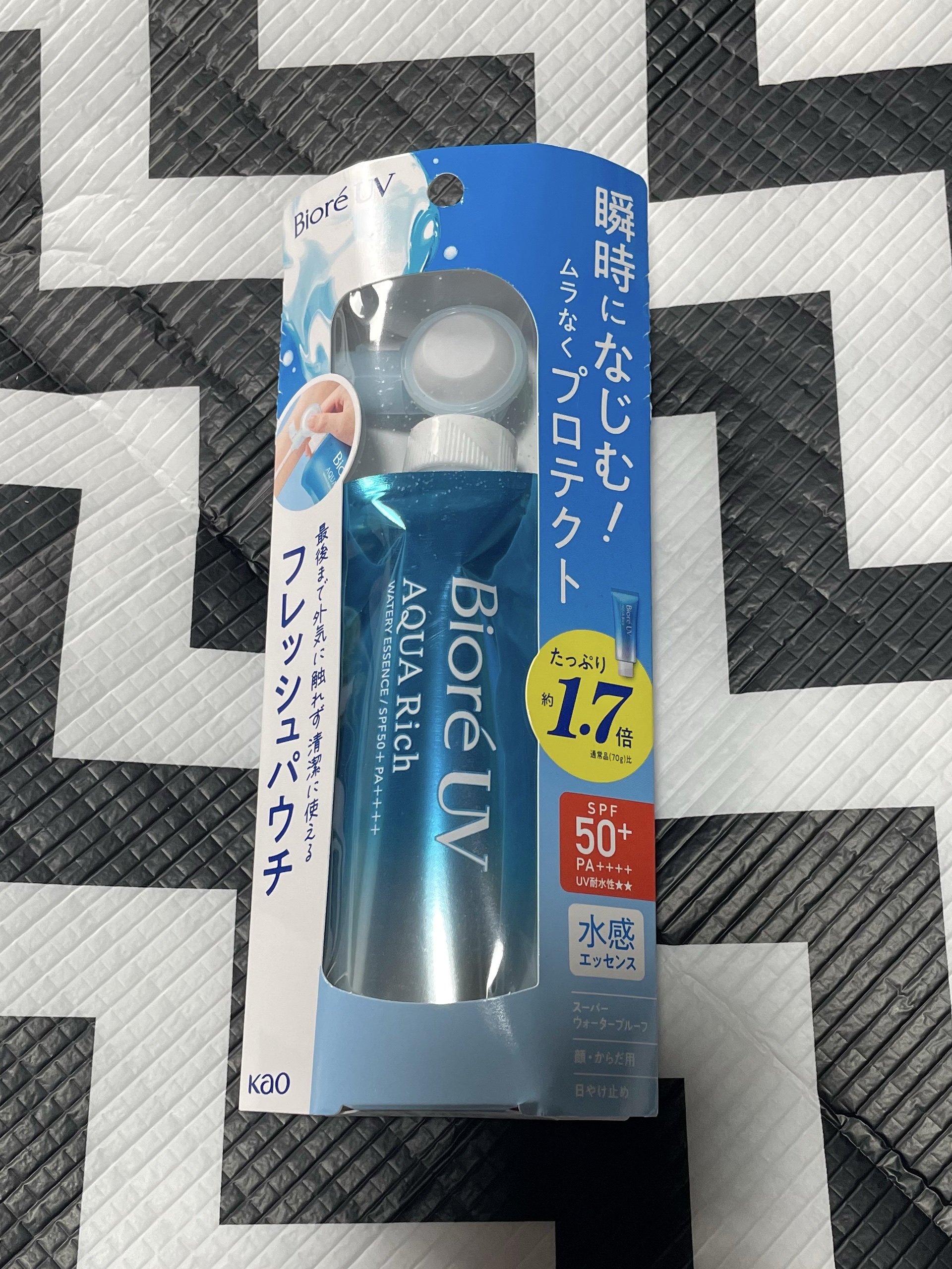 ビオレUV アクアリッチ ウォータリーエッセンス/ビオレ/日焼け止め・UVケアを使ったクチコミ（1枚目）