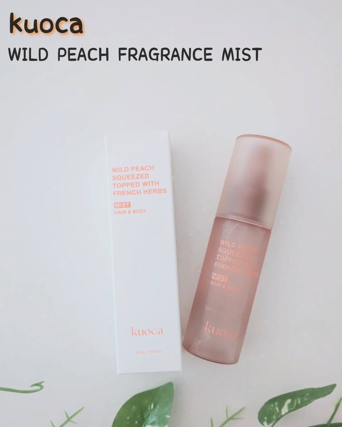 フレグランスミスト - WILD PEACH/KUOCA/ミスト状化粧水を使ったクチコミ(1枚目)