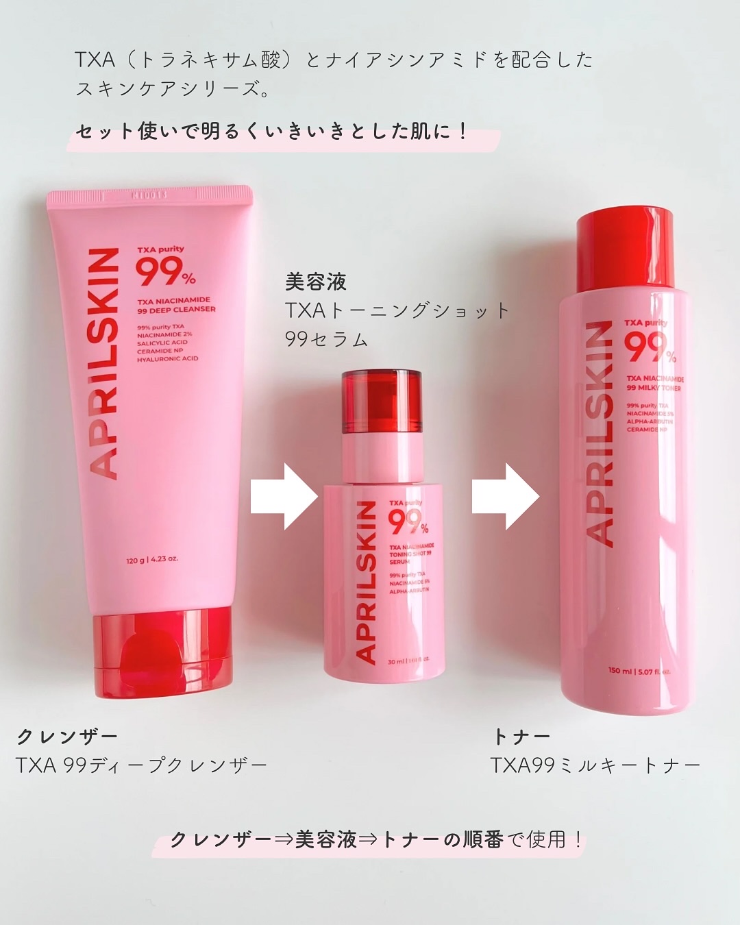 TXAトーニングショット99セラム/APRILSKIN/美容液を使ったクチコミ（2枚目）