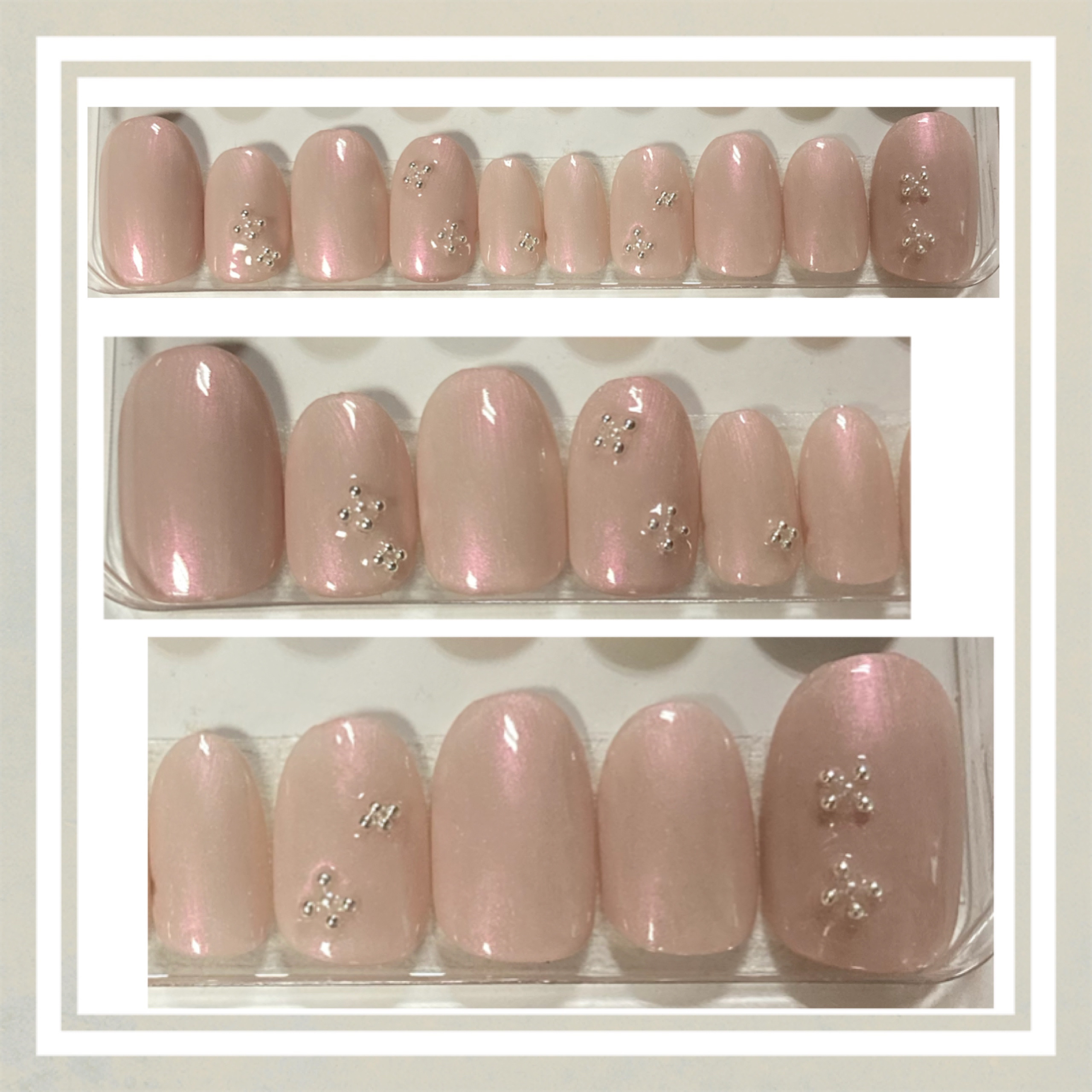 ジェルネイル オーロラ/セリア/ジェルネイルを使ったクチコミ（1枚目）