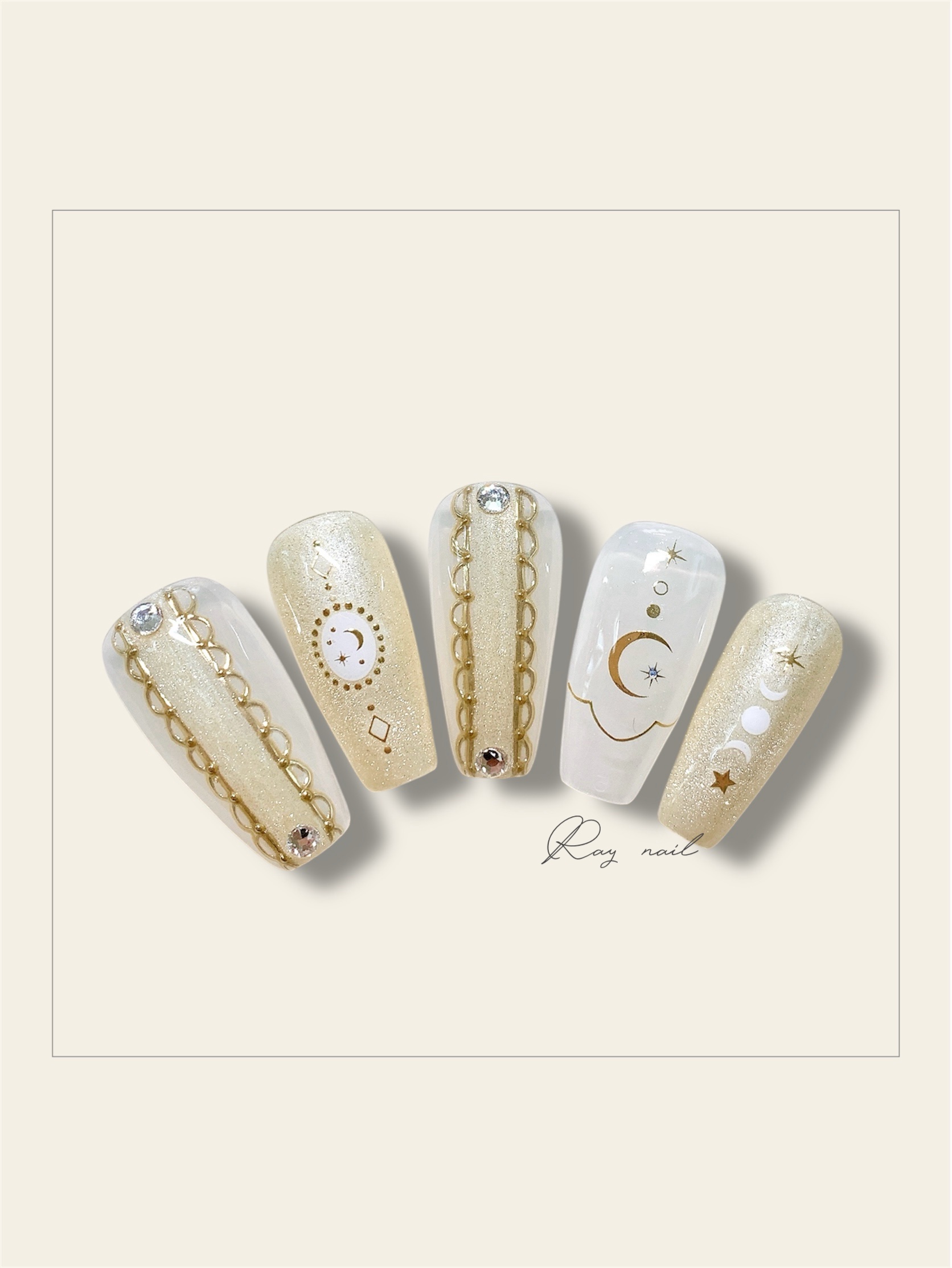 ネイルシール/キャンドゥ/ネイルシールを使ったクチコミ（2枚目）