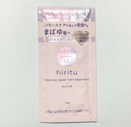 ヒリツ バランスリペアシャンプー/ヘアトリートメント オーロラ/hiritu/市販シャンプーを使ったクチコミ(1枚目)