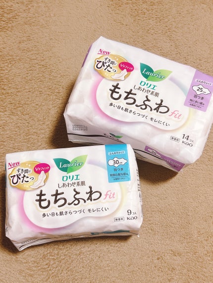 ロリエ もちふわ fit 25cm 羽つき 14コ入 (医薬部外品 )/ロリエ/ナプキンを使ったクチコミ(1枚目)