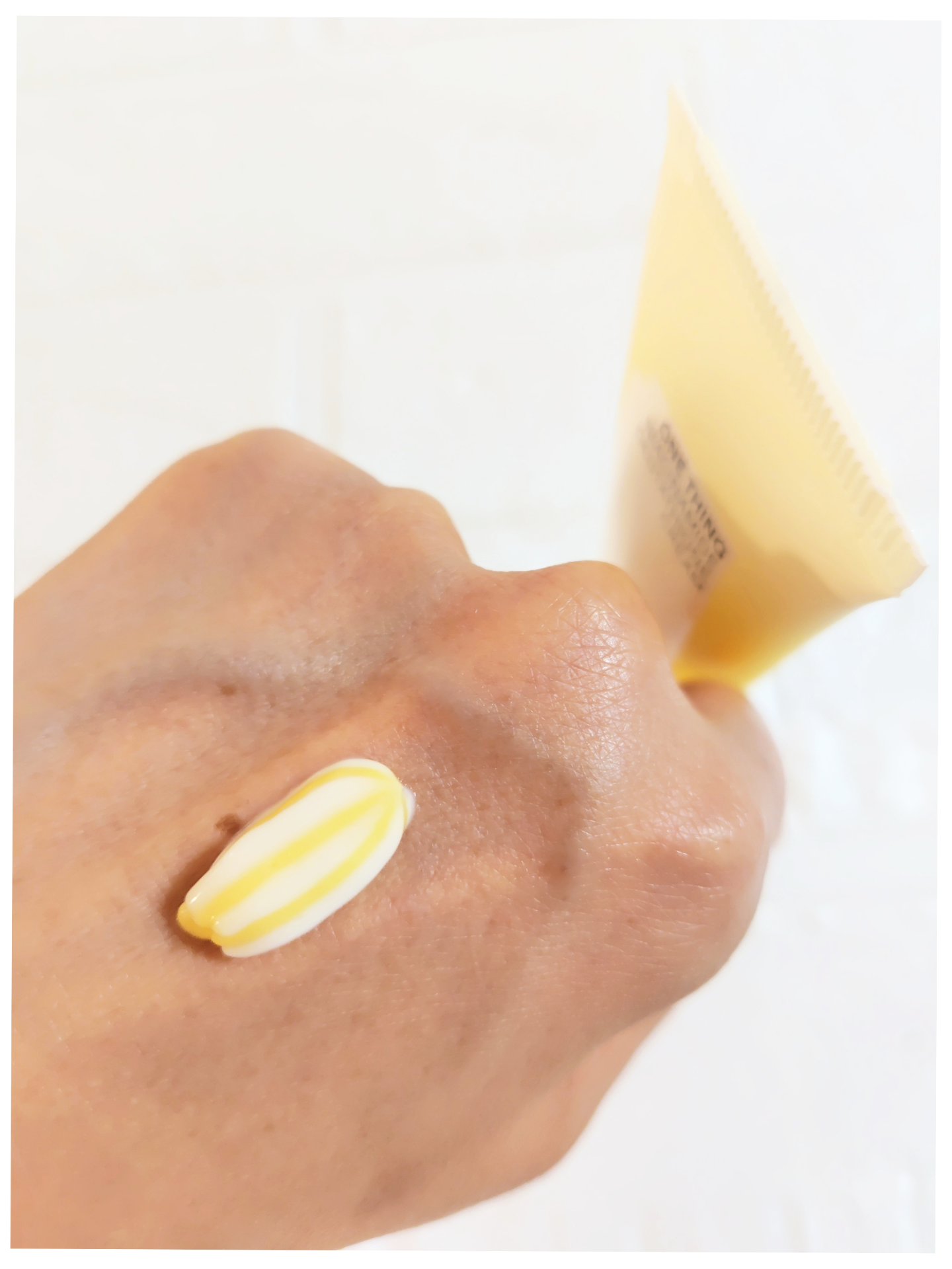 ナイアシンアミド グルタチオン クリーム/ONE THING/フェイスクリームを使ったクチコミ（3枚目）