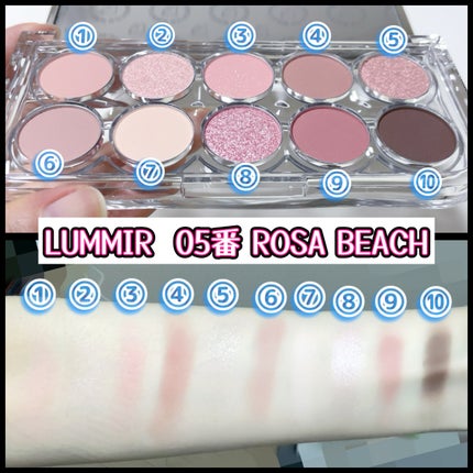 ライト オン アイズ シャドウ パレット/Lummir/アイシャドウパレットを使ったクチコミ(2枚目)