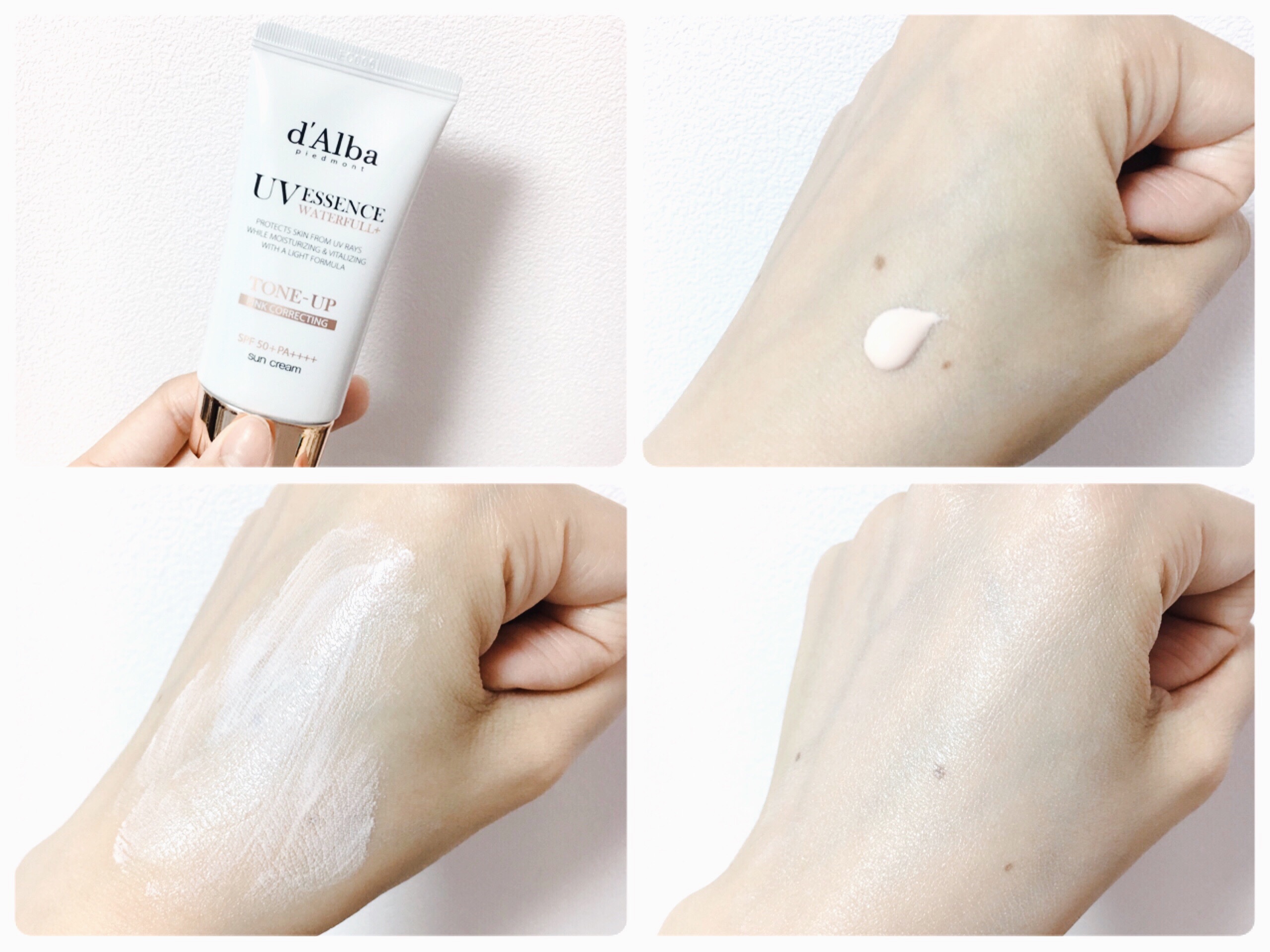 クリーンティーツリーリポソームトーンアップサンクリーム（グリーン）/ダルバ/日焼け止めクリームを使ったクチコミ（1枚目）