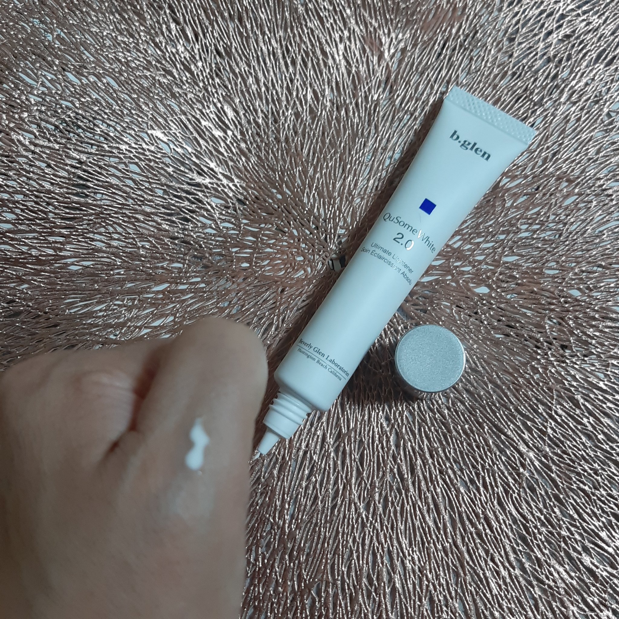 QuSomeホワイト2.0/b.glen/美容液を使ったクチコミ（2枚目）