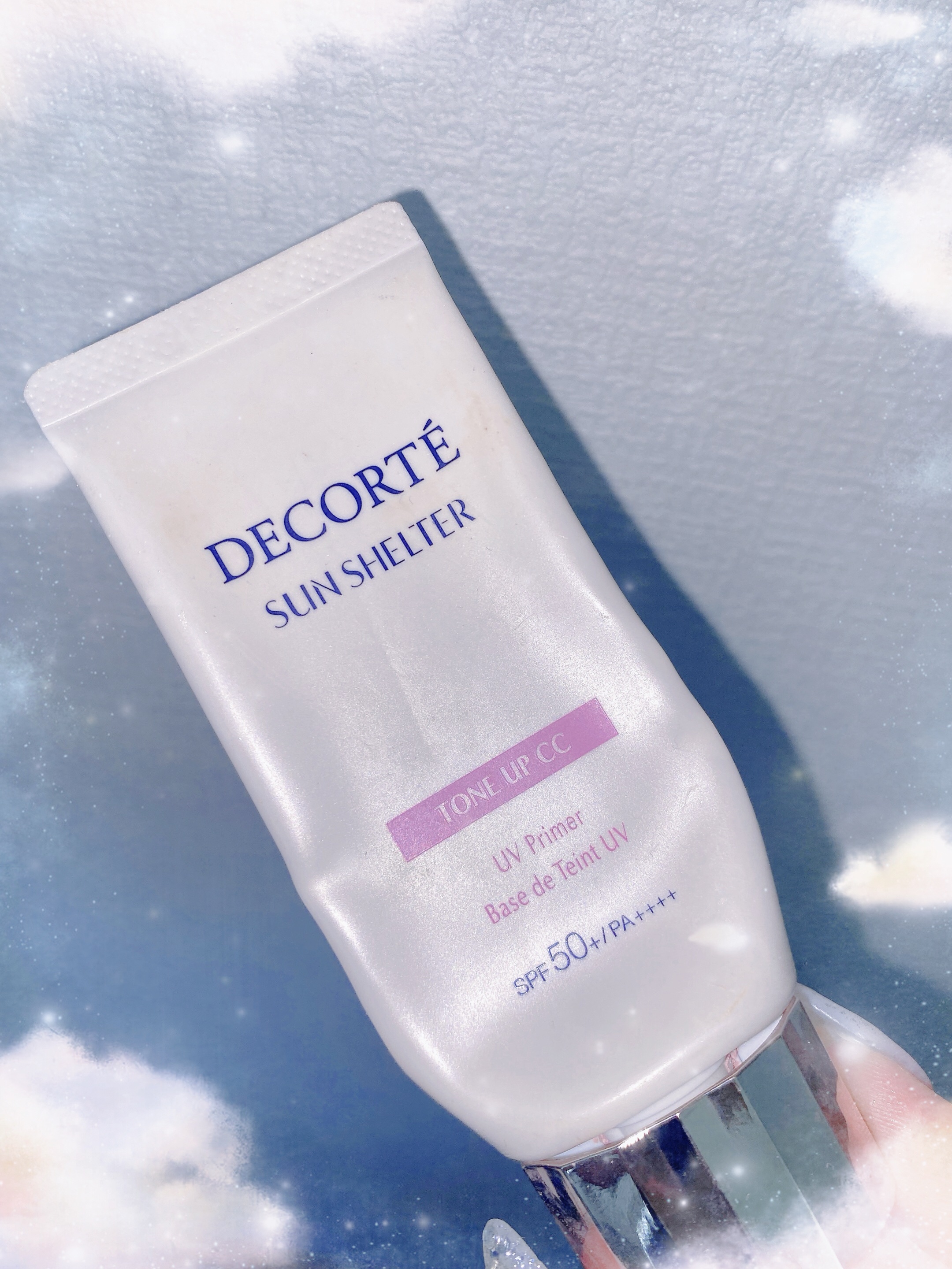 サンシェルター　マルチ プロテクション　トーンアップＣＣ/DECORTÉ/化粧下地を使ったクチコミ（1枚目）