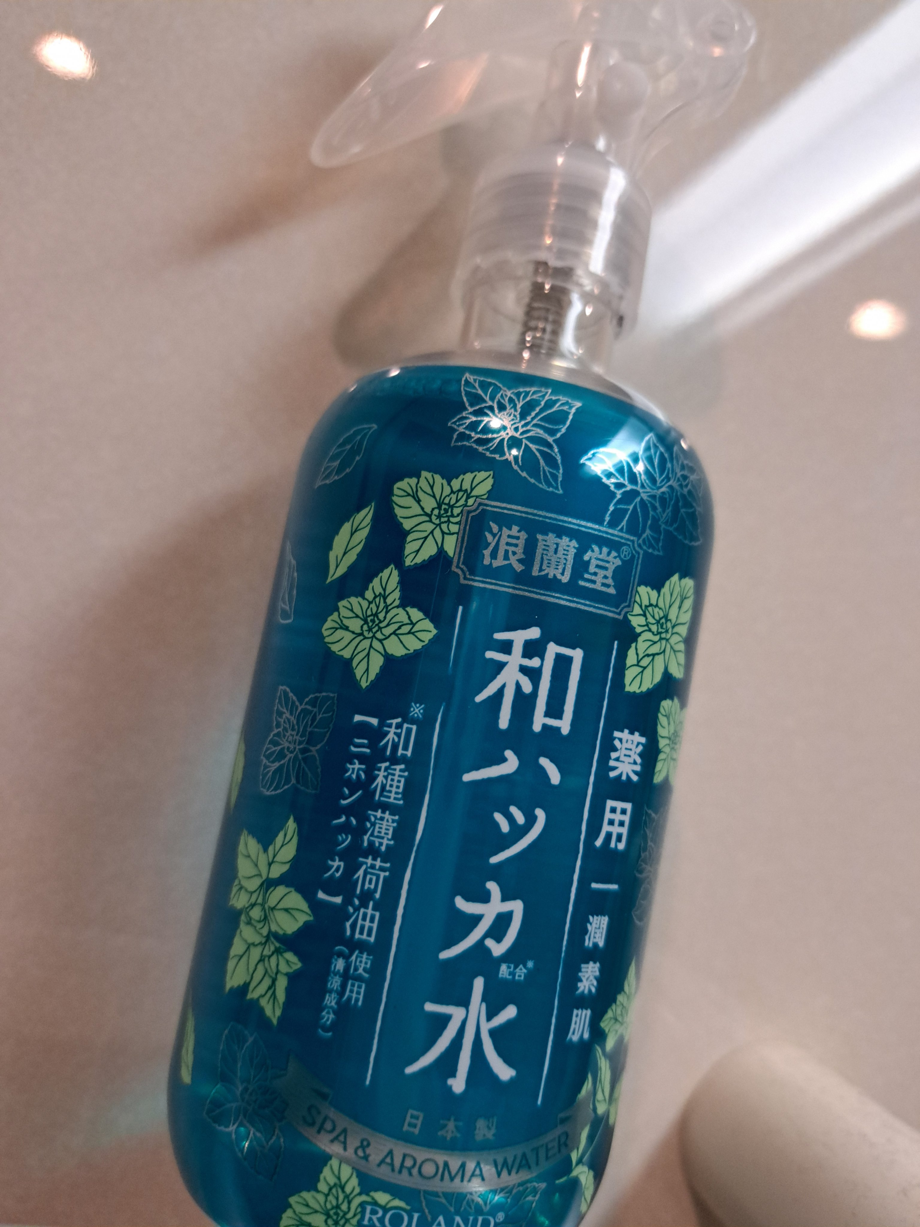 潤素肌  薬用和ハッカ水 （ミストタイプ）/コスメテックスローランド/ミスト状化粧水を使ったクチコミ（1枚目）