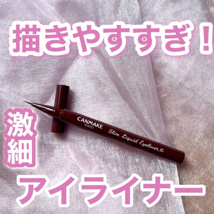 スリムリキッドアイライナー 02 ブラウン/キャンメイク/リキッドアイライナーの画像