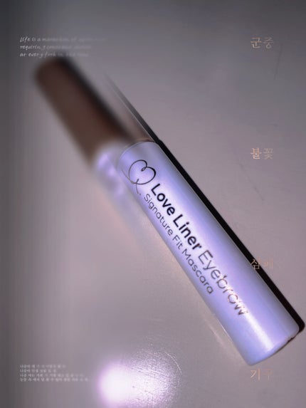 ラブ・ライナー シグネチャーフィットマスカラ<アイブロウ>/ラブ・ライナー/眉マスカラを使ったクチコミ(1枚目)